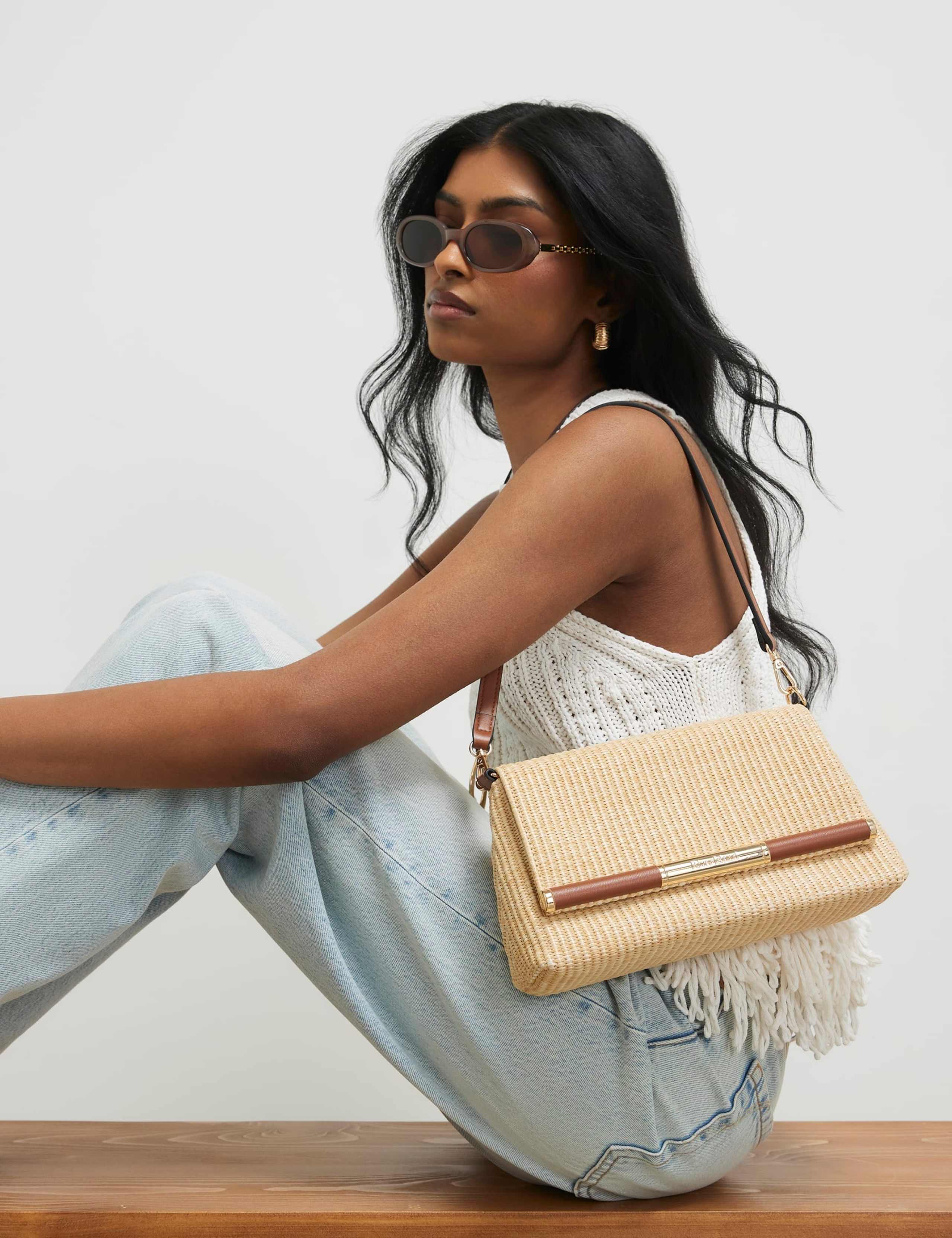 Straw Shoulder Bag