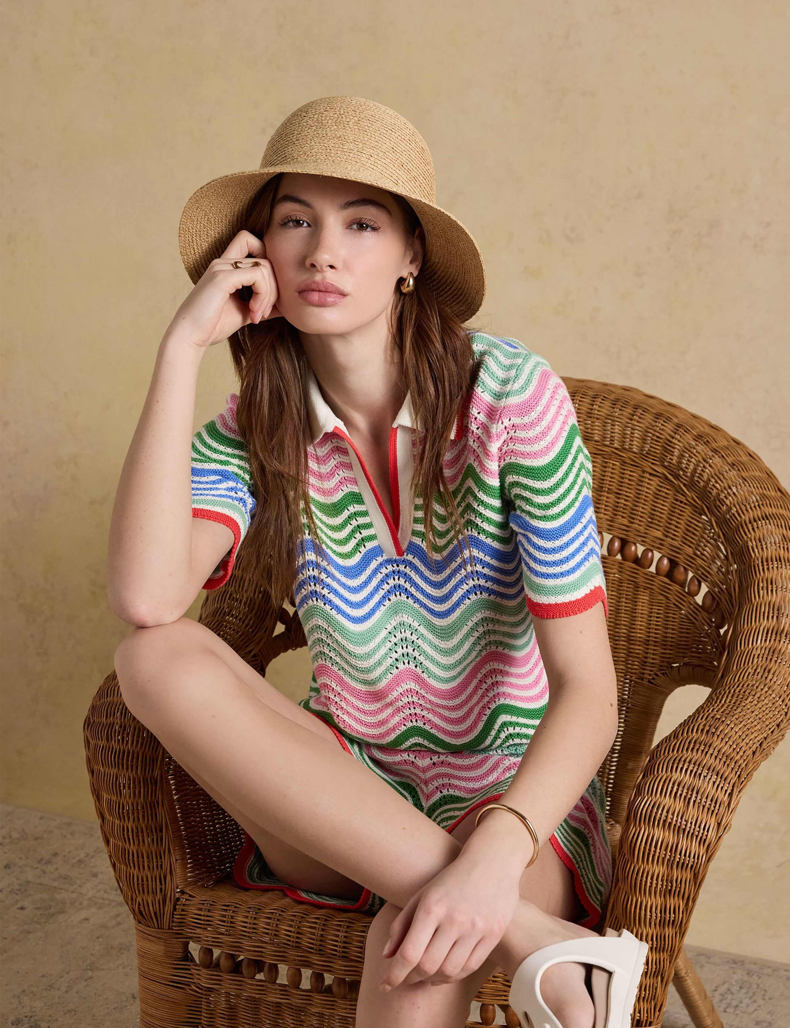 Pure Cotton Striped Shorts