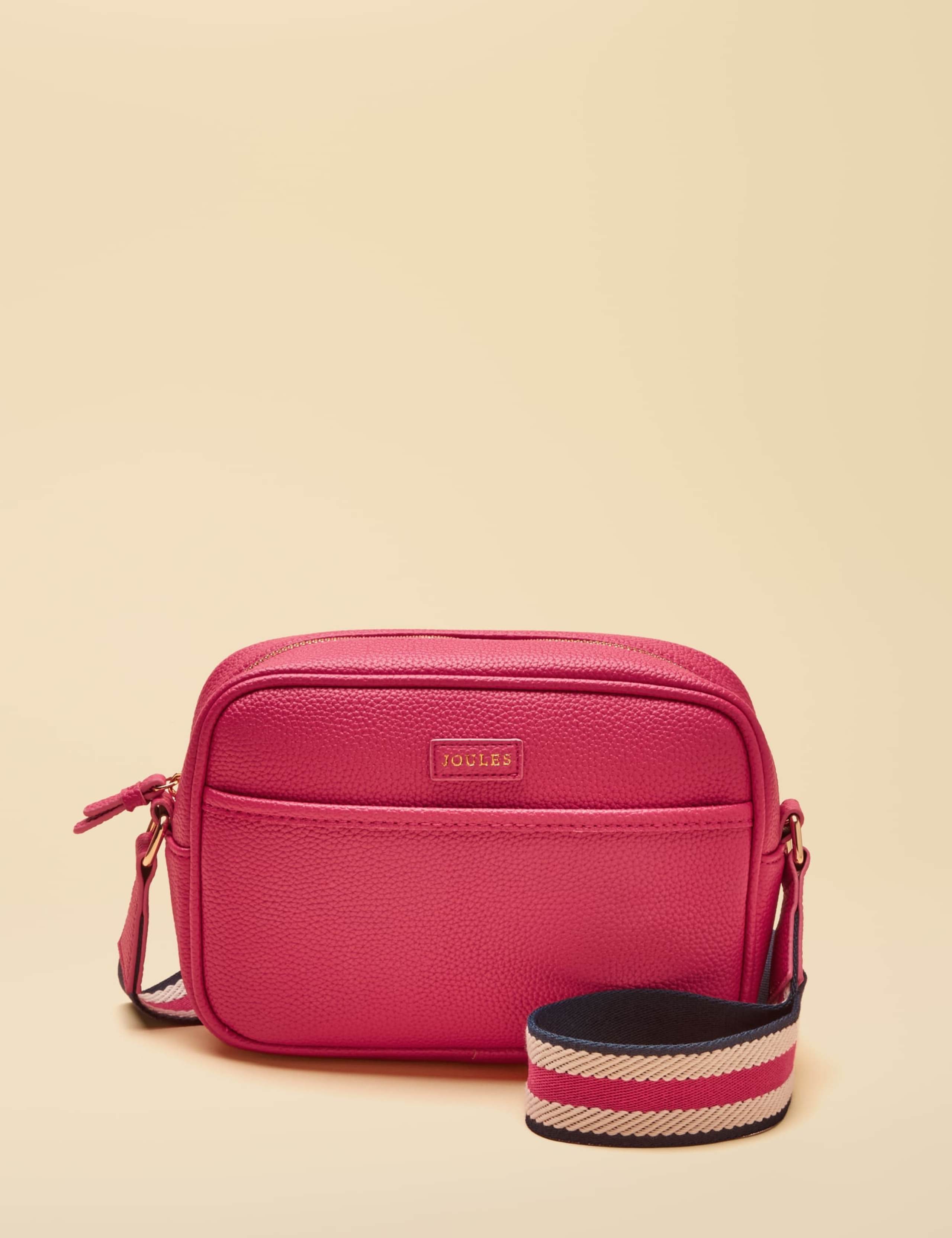 Faux Leather Zip Detail Cross Body Bag