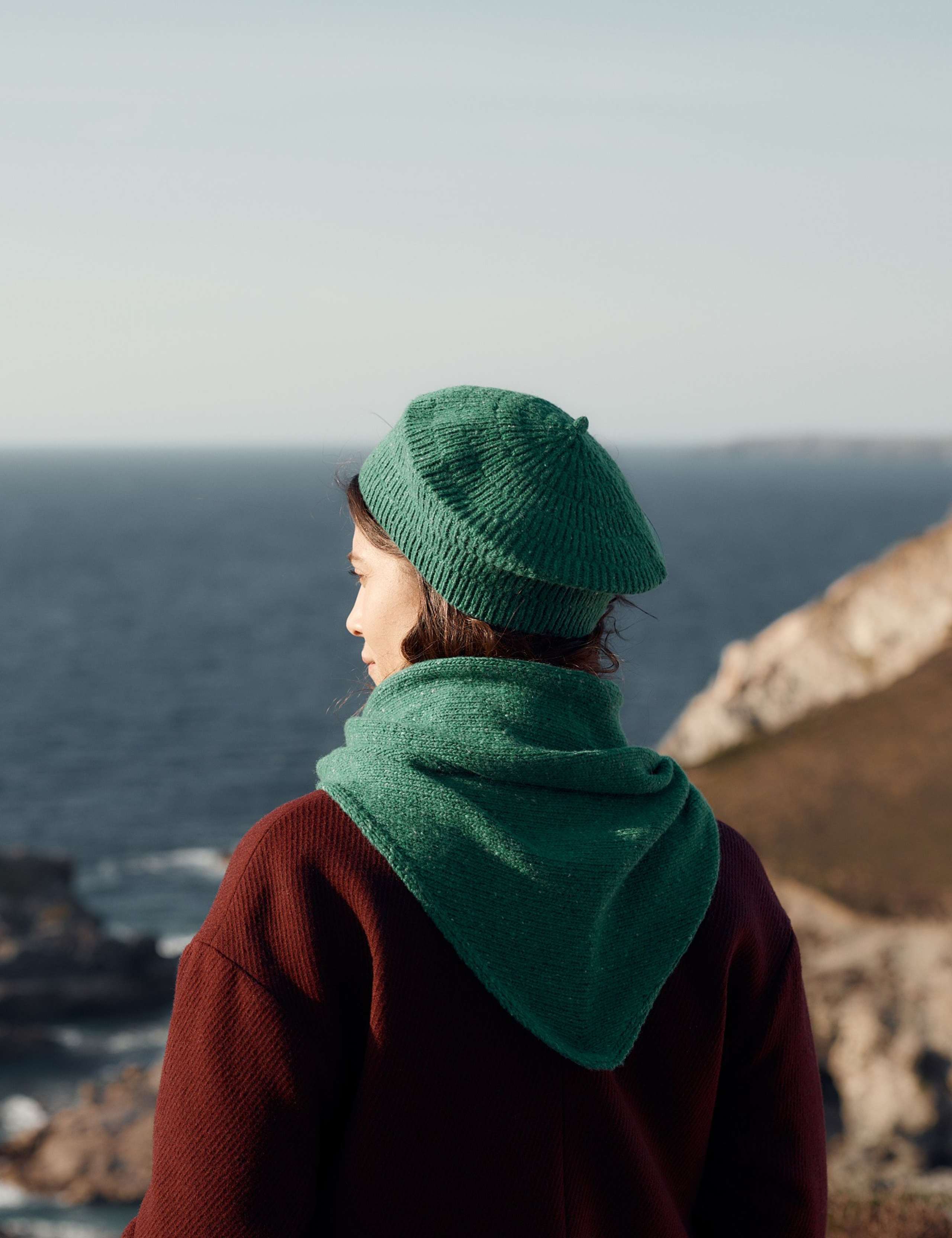 Wool Rich Triangle Scarf