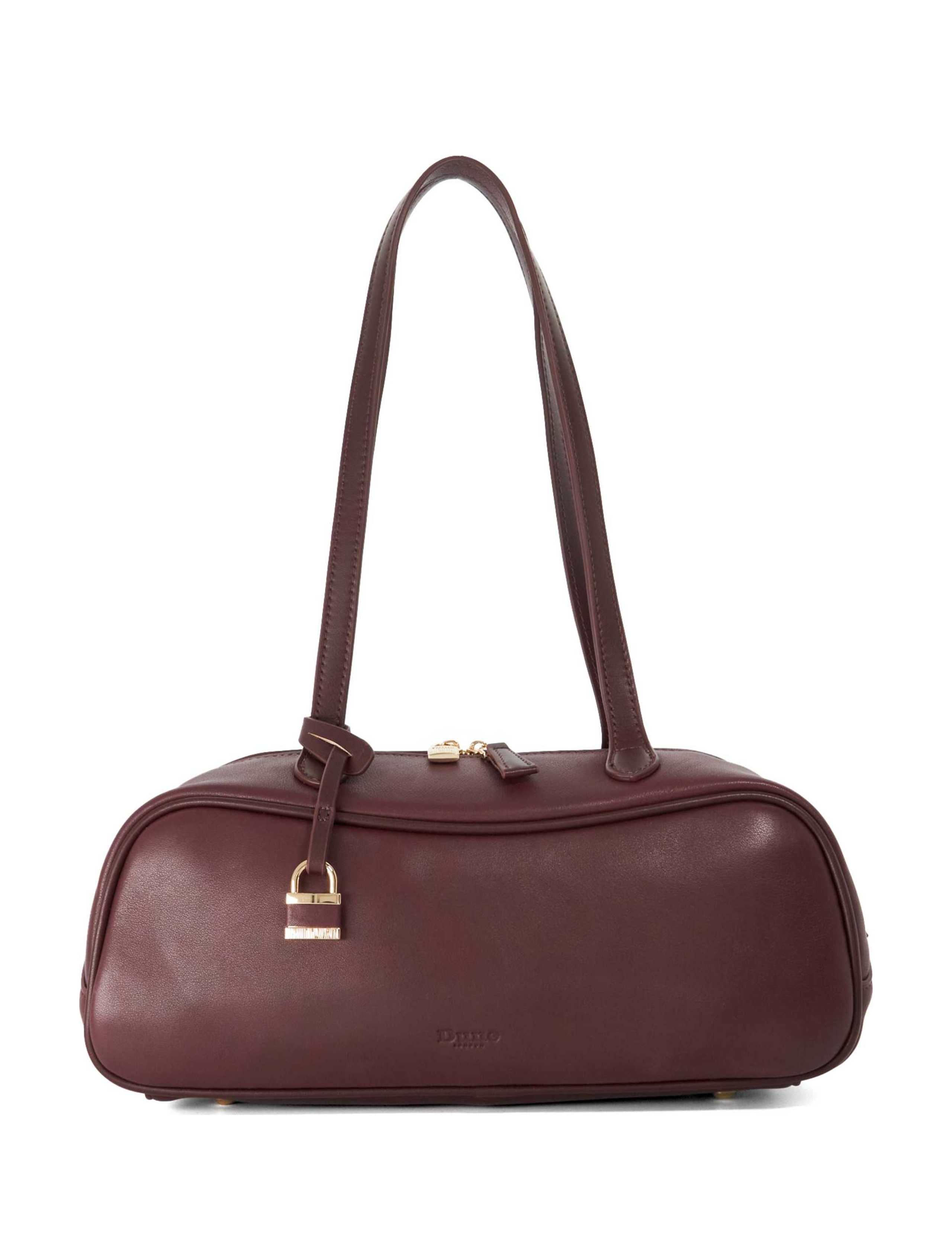Suede Long Handle Bowler Bag