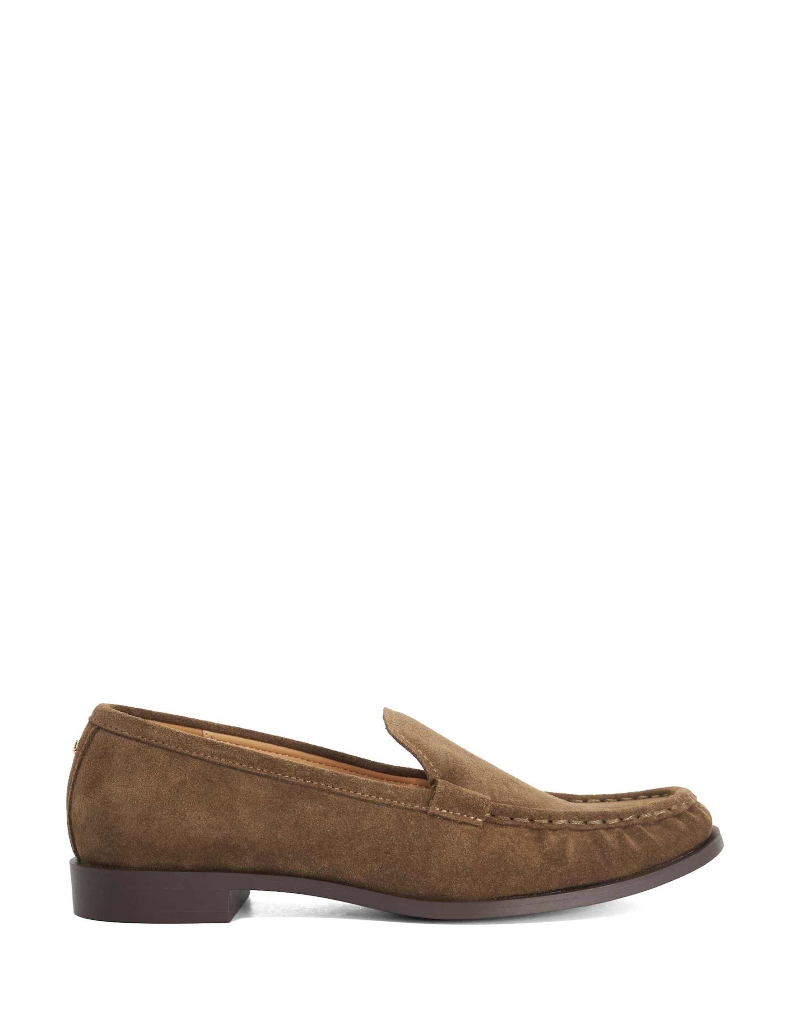 Leather Flat Loafers