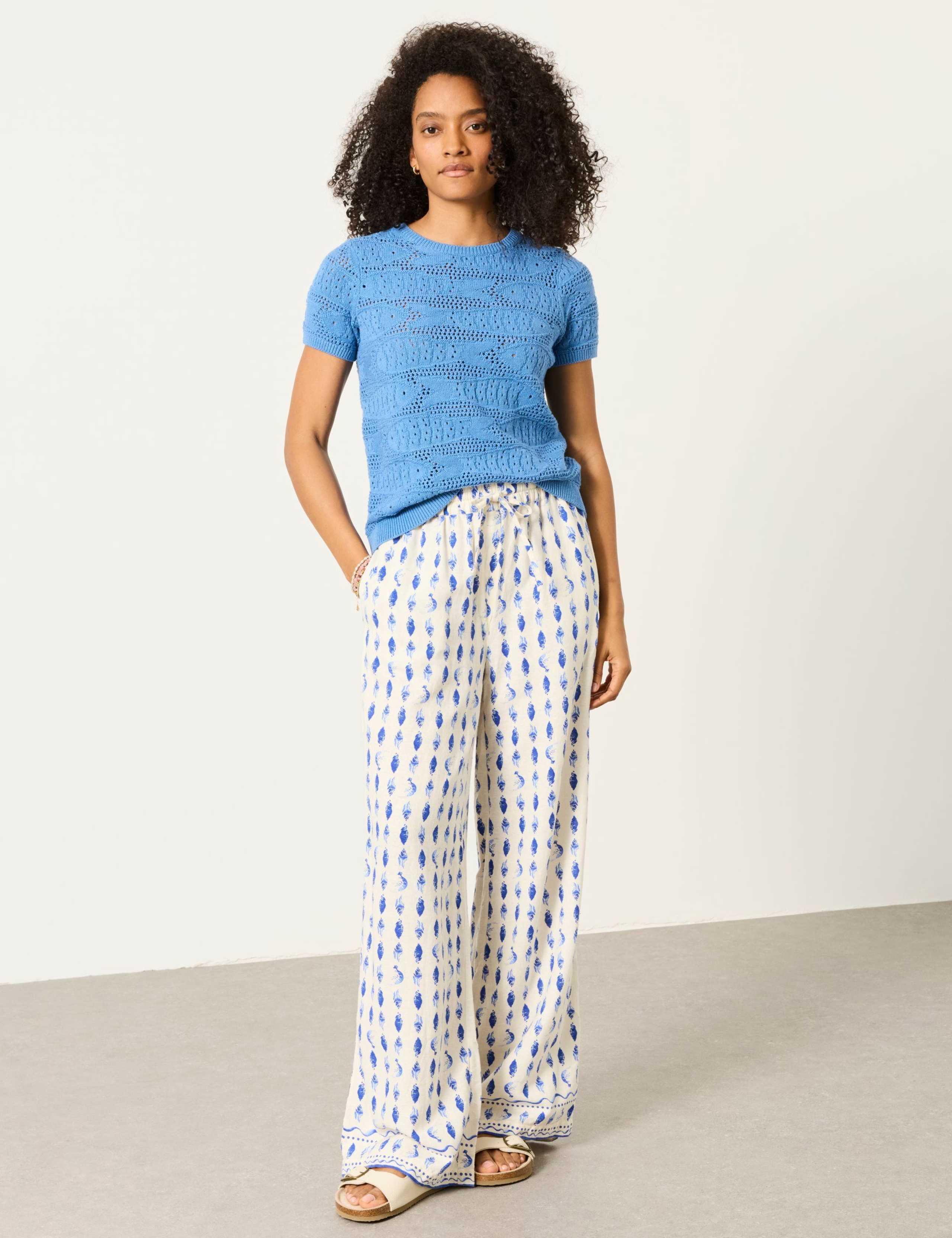 Pure Cotton Sardine Knitted Top