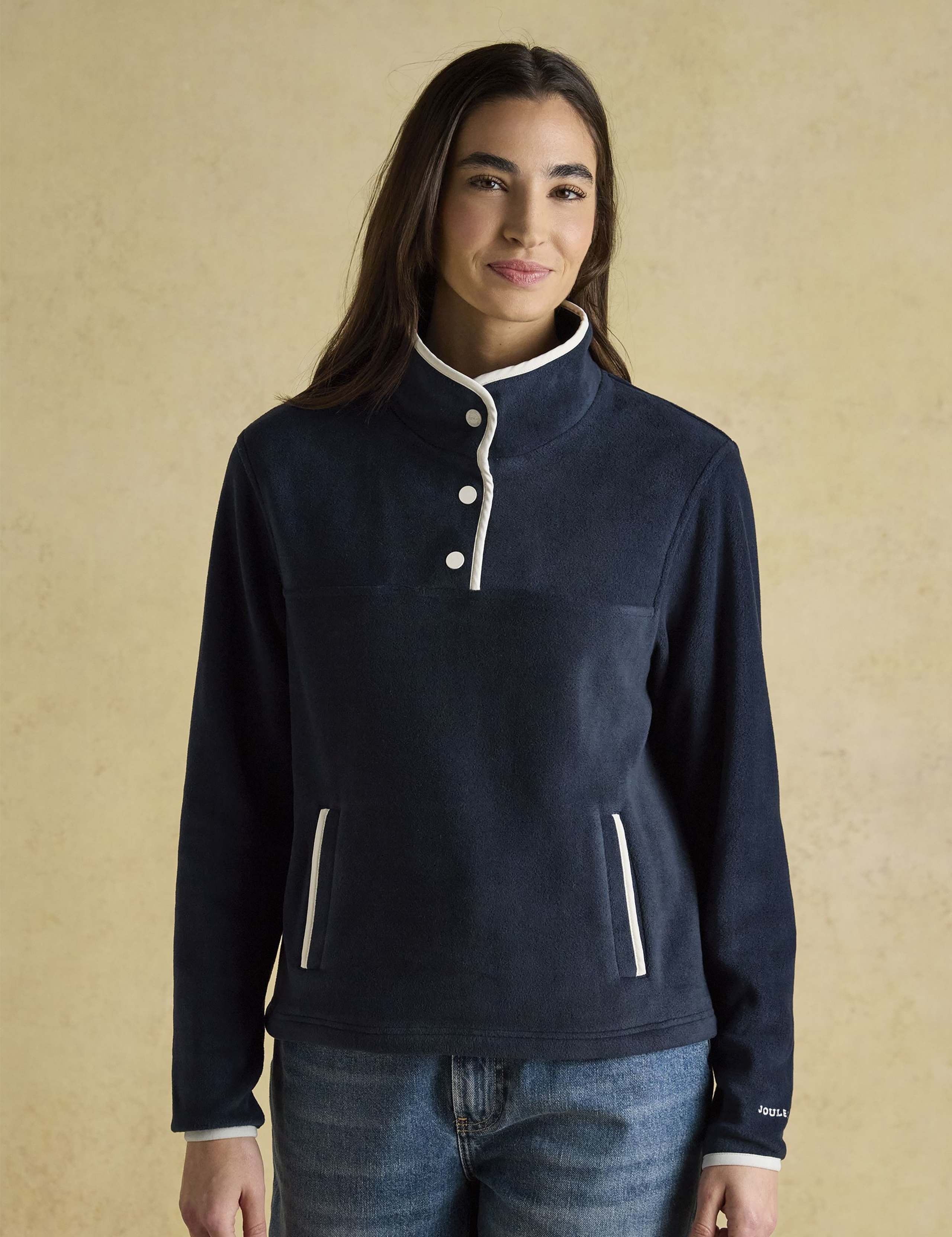 High Neck Fleece Sweatshirt