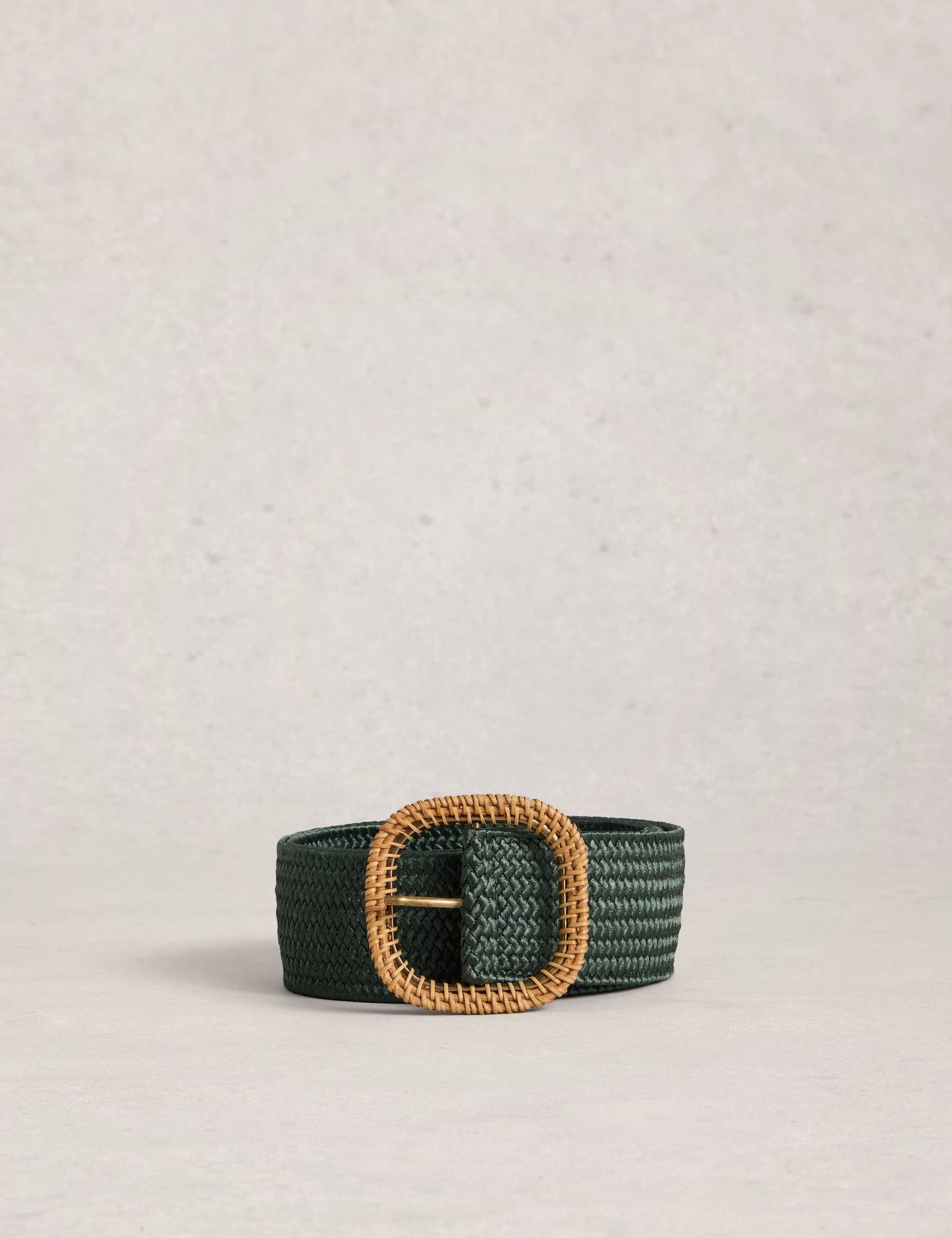 Summer Weave Buckle Belt
