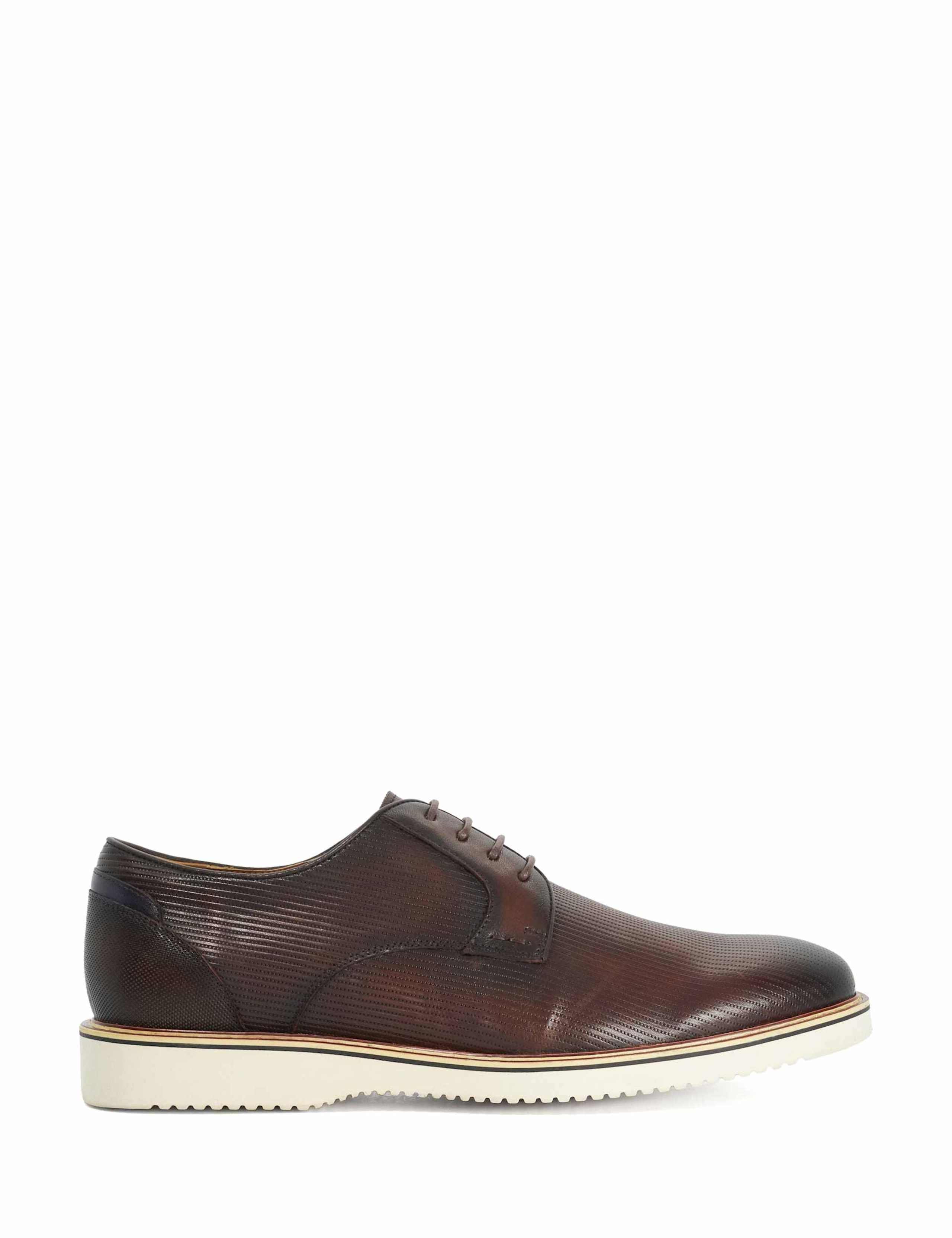 Leather Textured Casual Shoes