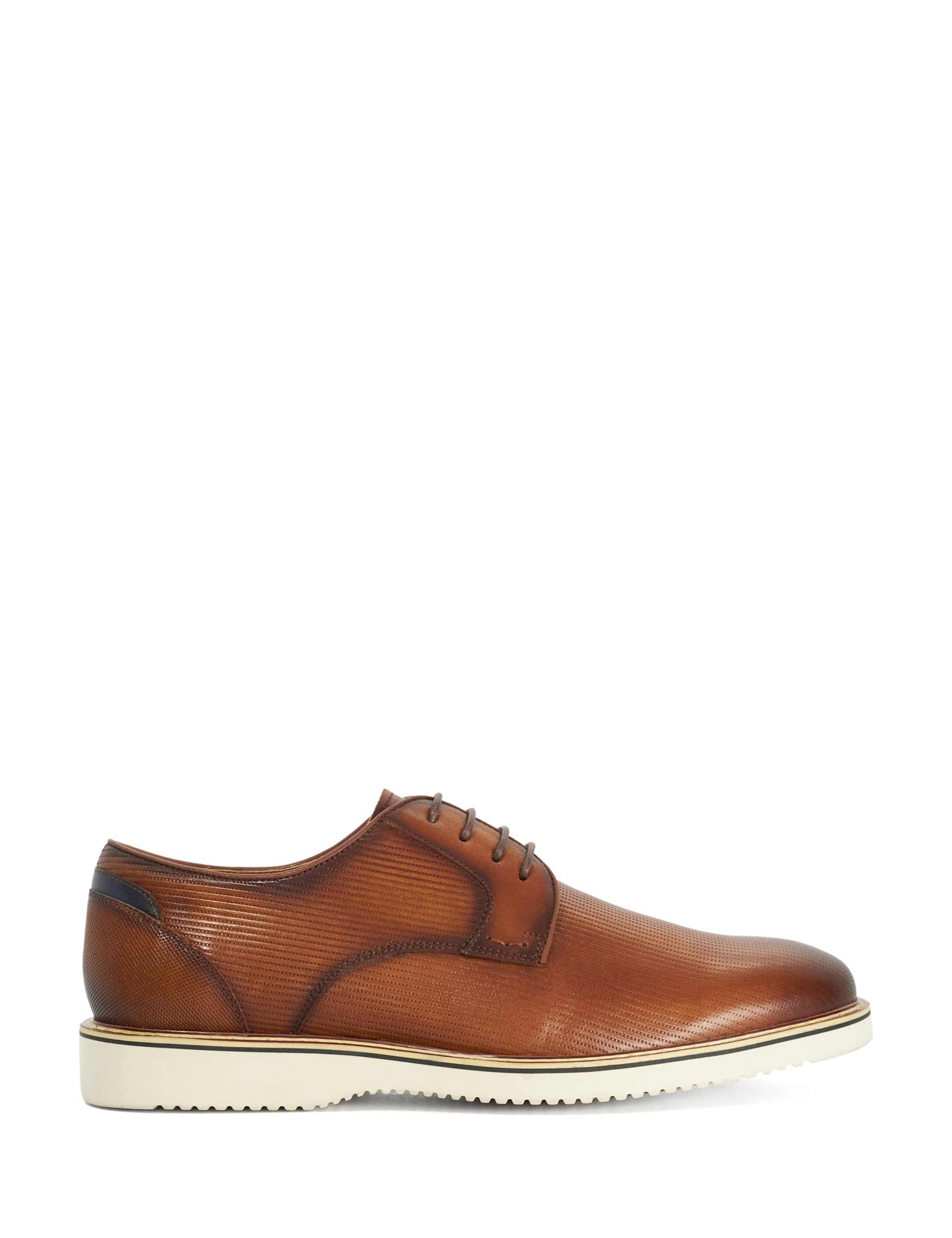 Leather Textured Casual Shoes