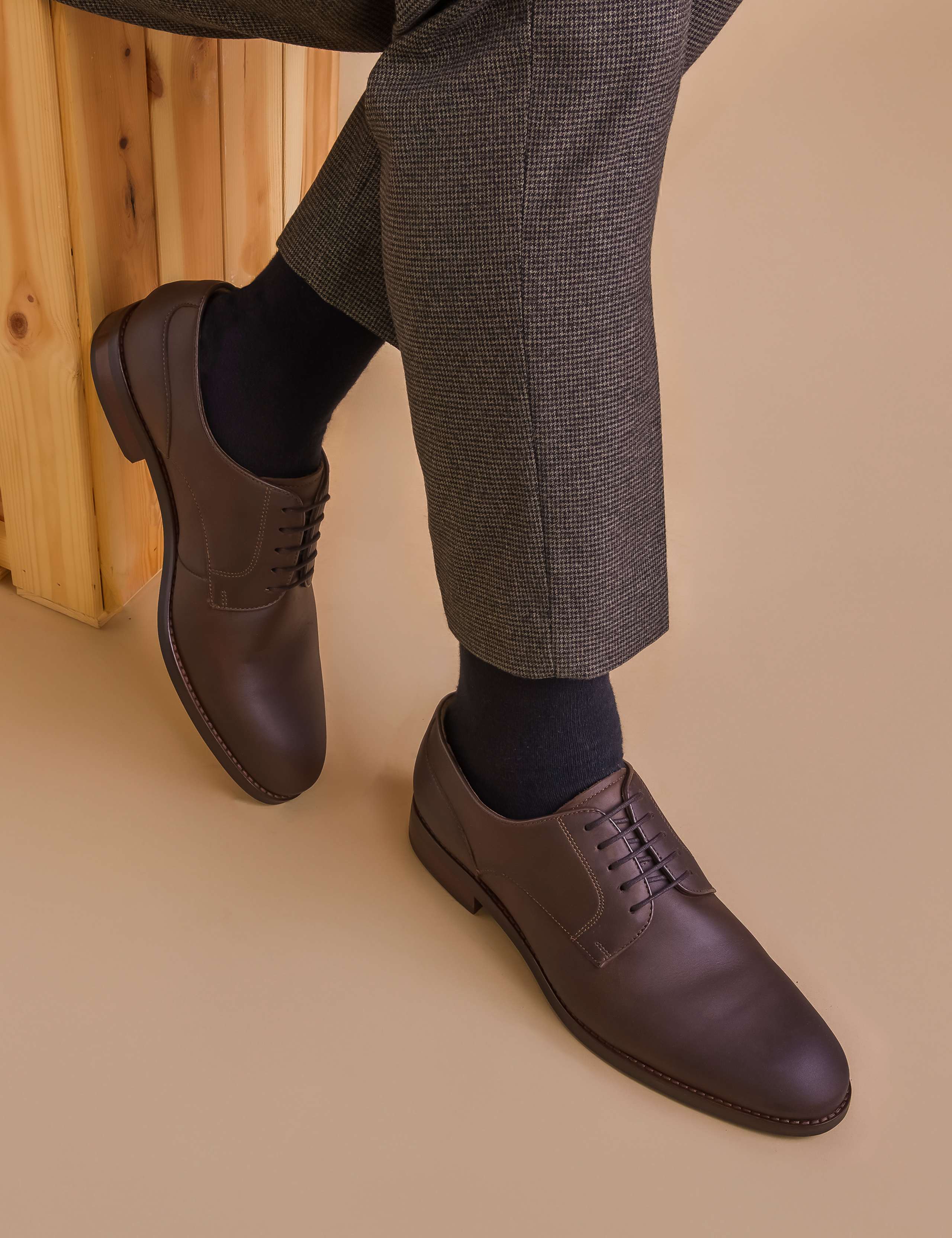 Nubuck Derby Shoes