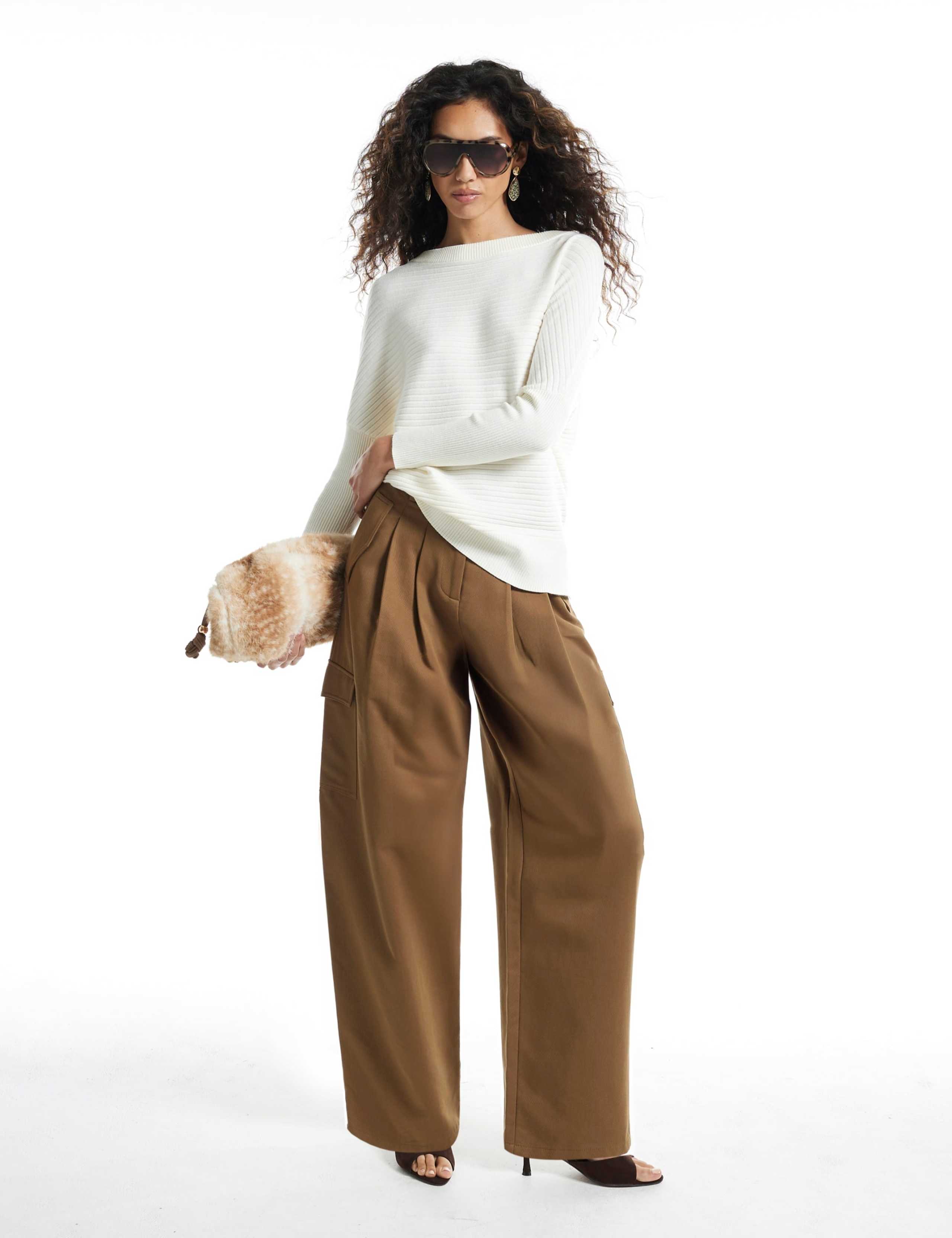 Rib Relaxed Jumper