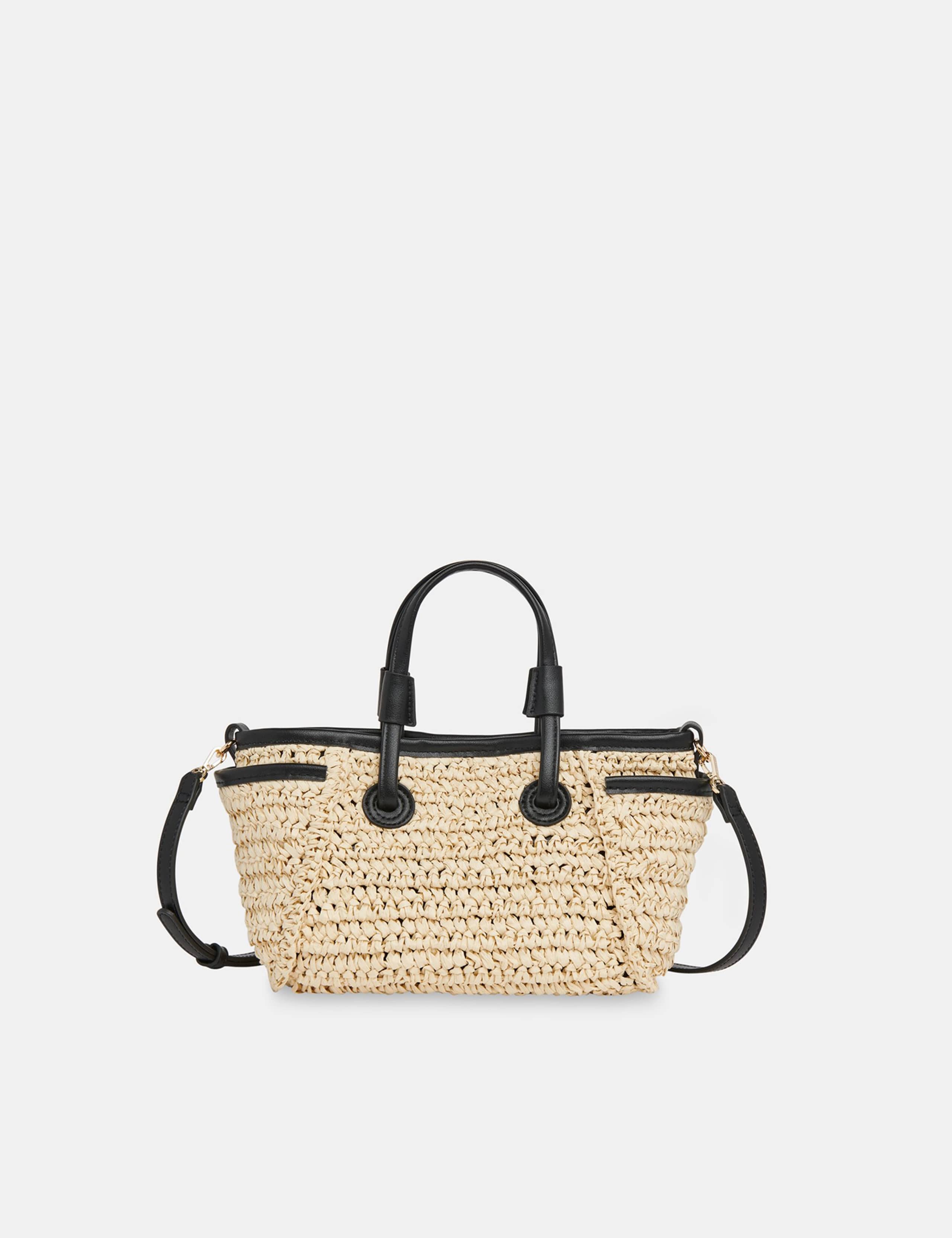 Straw Mini Tote Bag