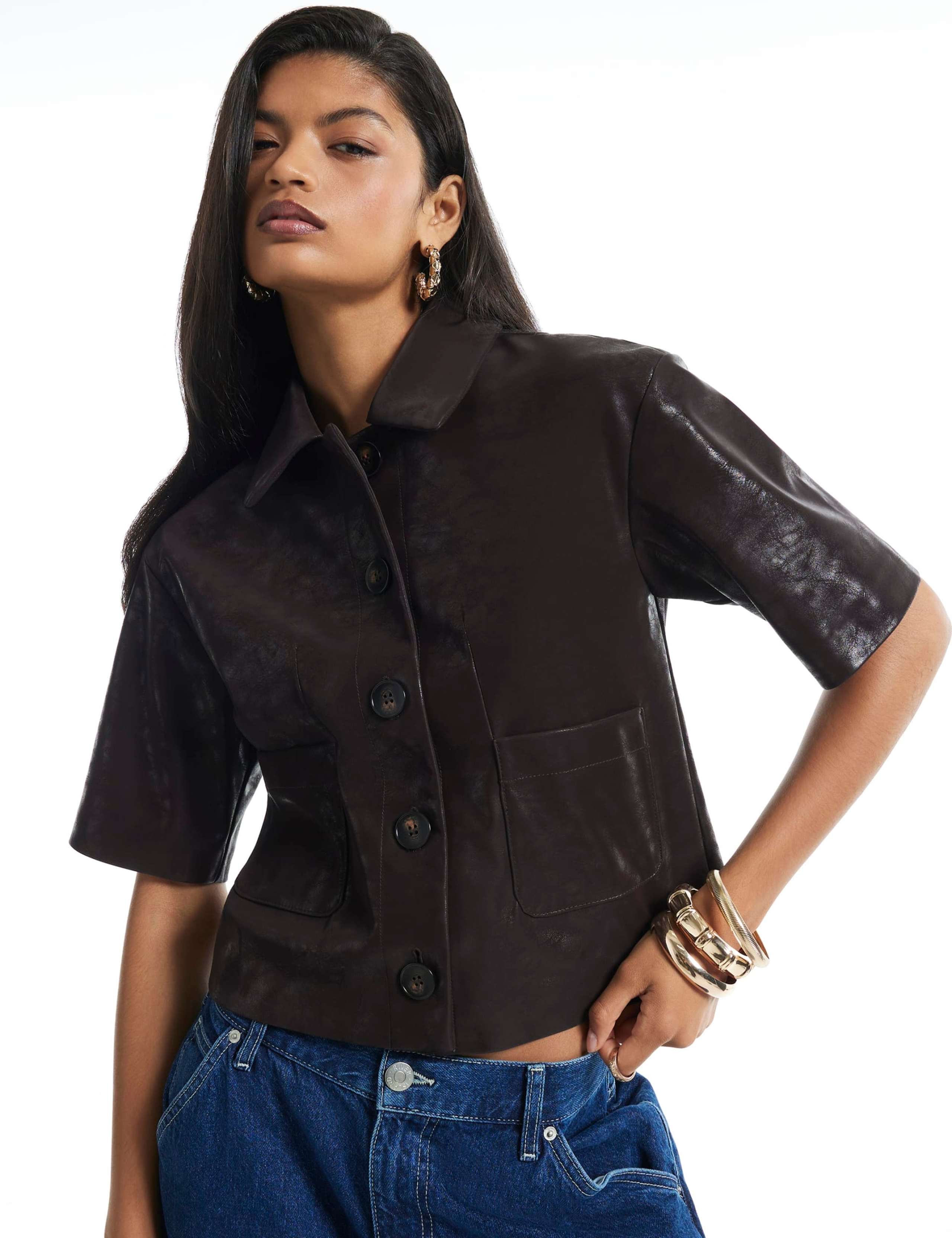 Collared Button Through Shirt