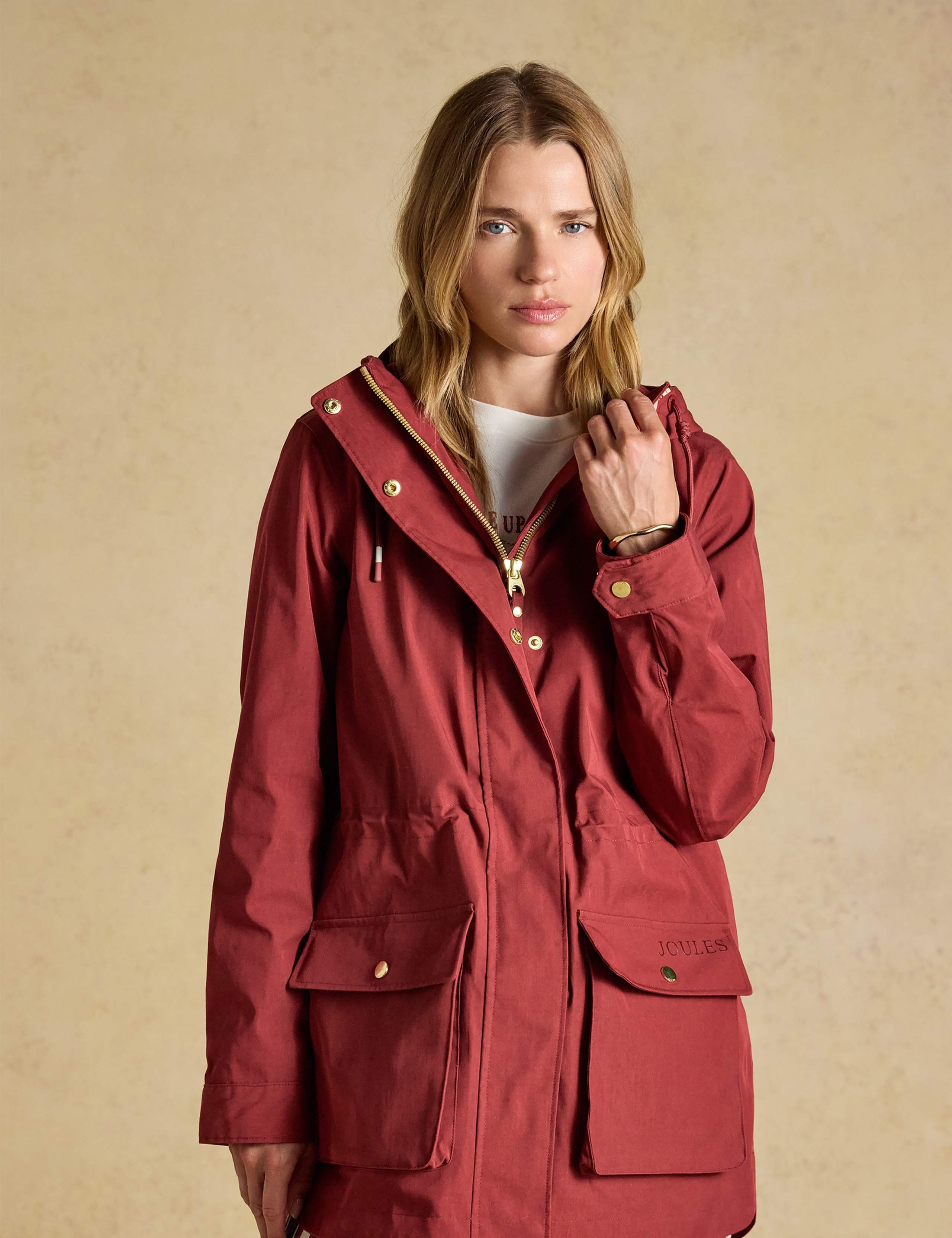 Waterproof Hooded Longline Raincoat