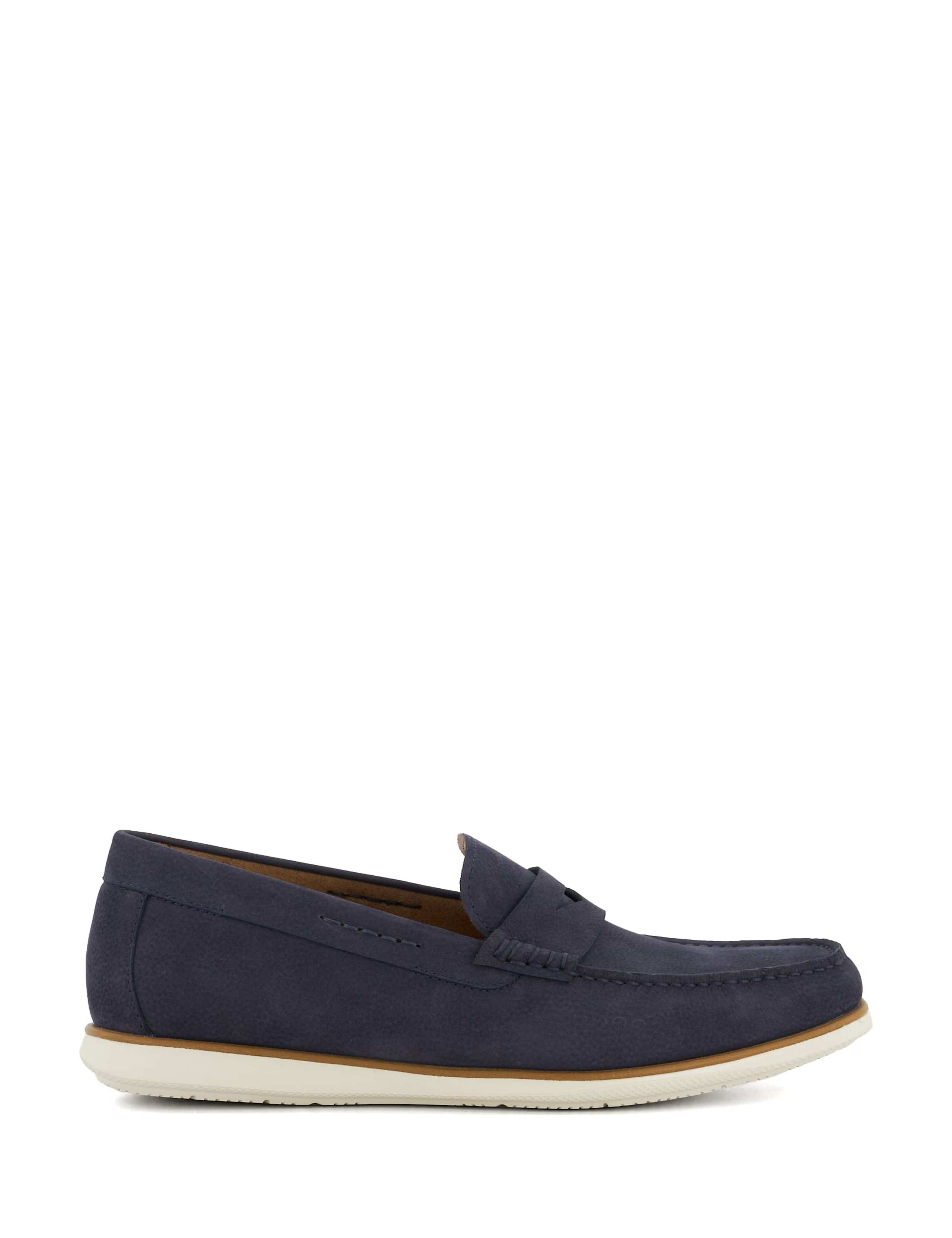 Leather Slip-On Loafers
