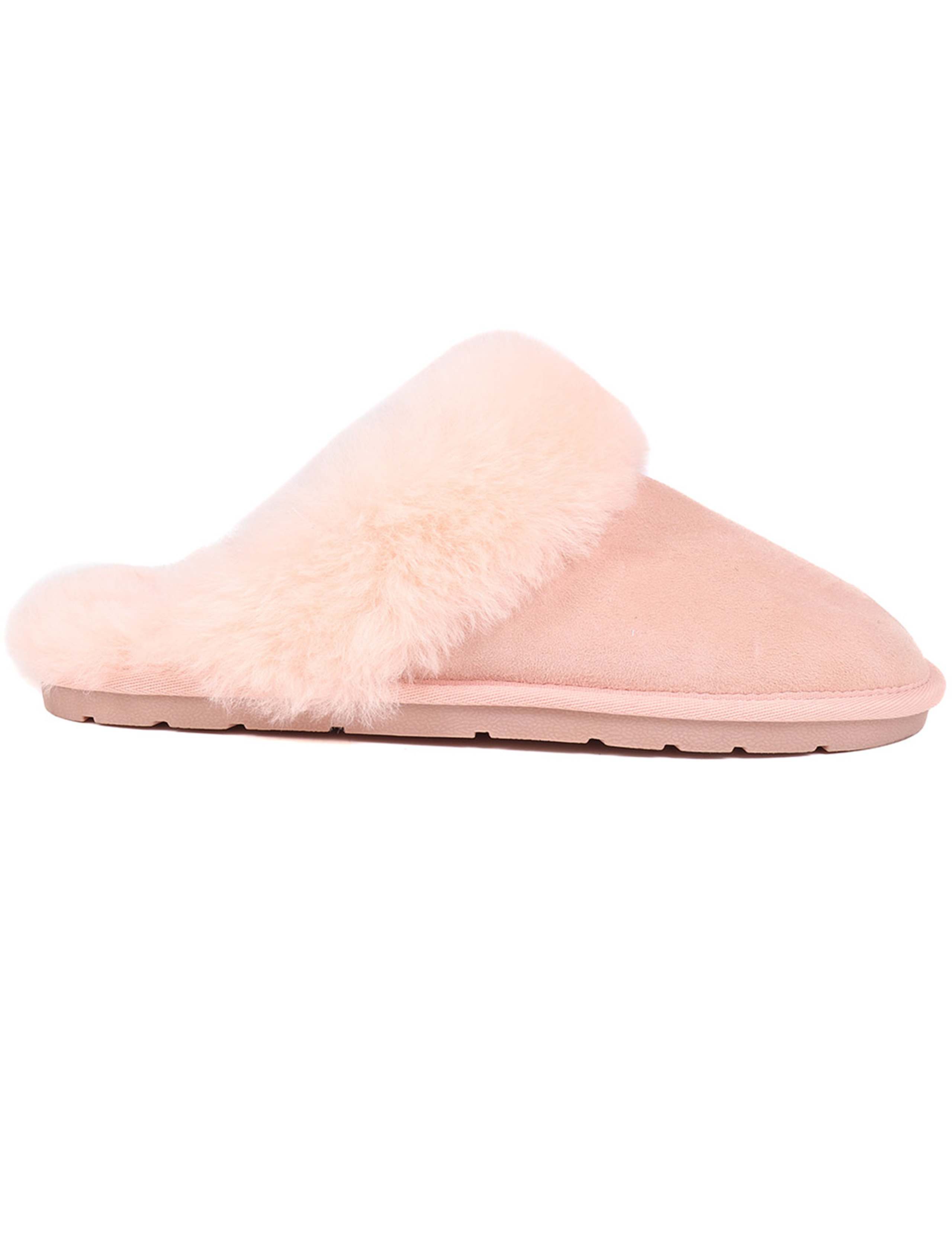 Leather Sheepskin Mule Slippers