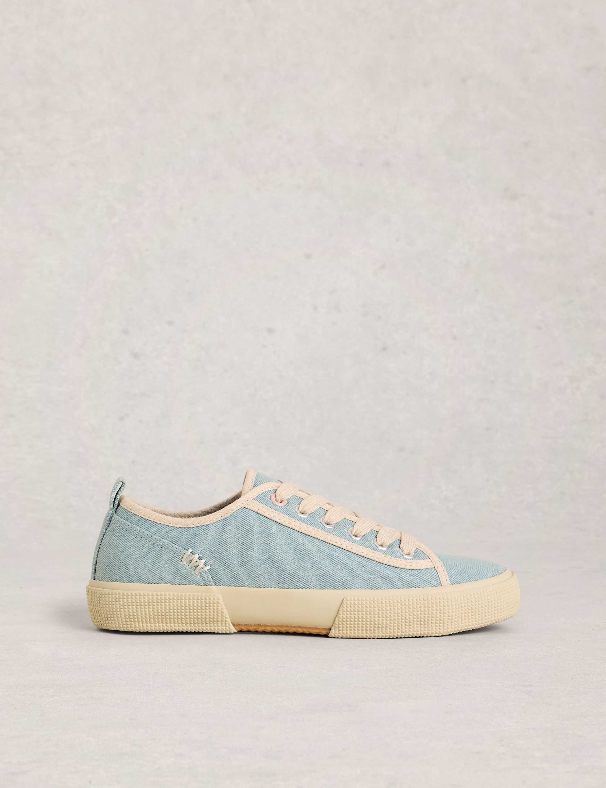 Canvas Lace Up Trainers