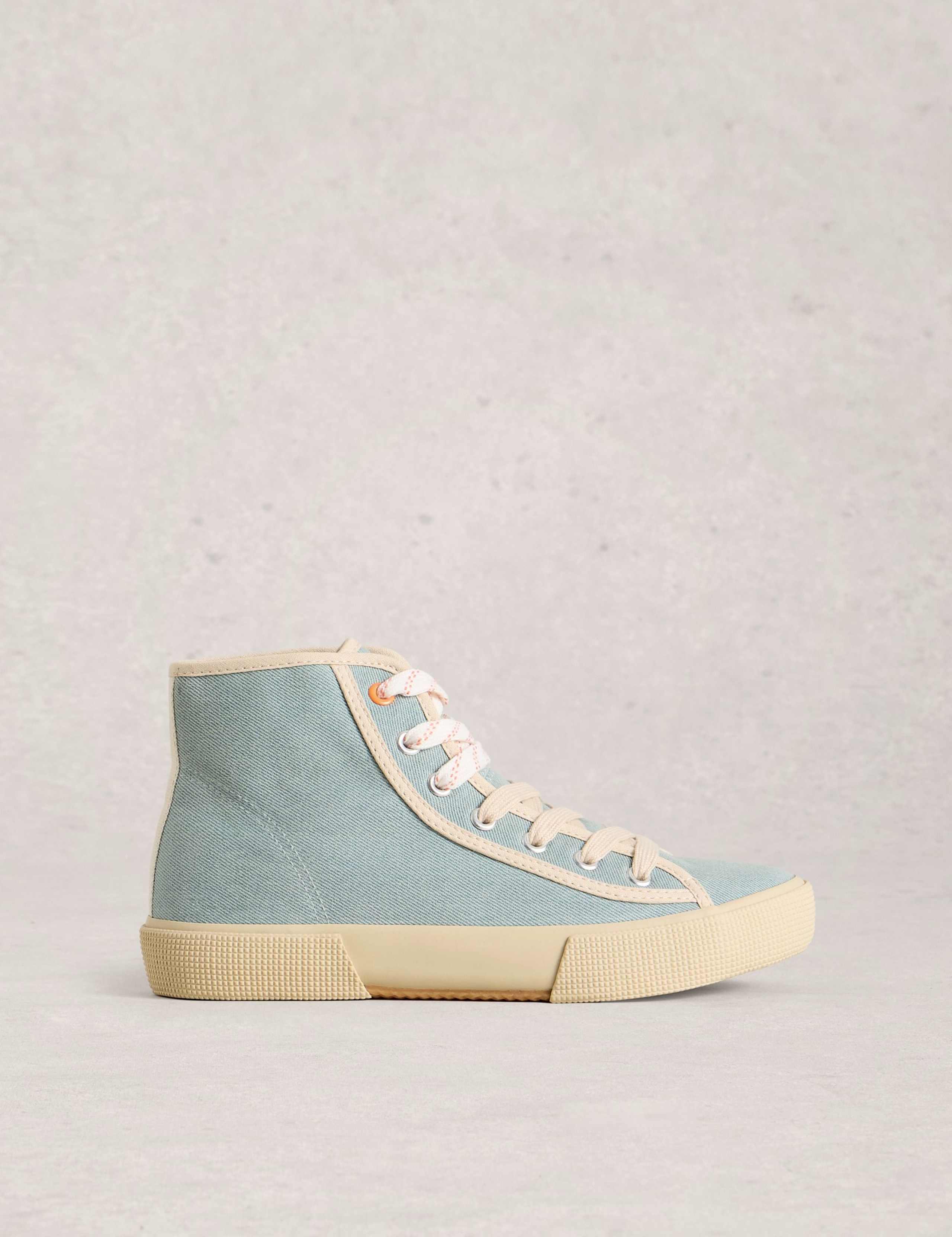 Lace Up High Top Trainers
