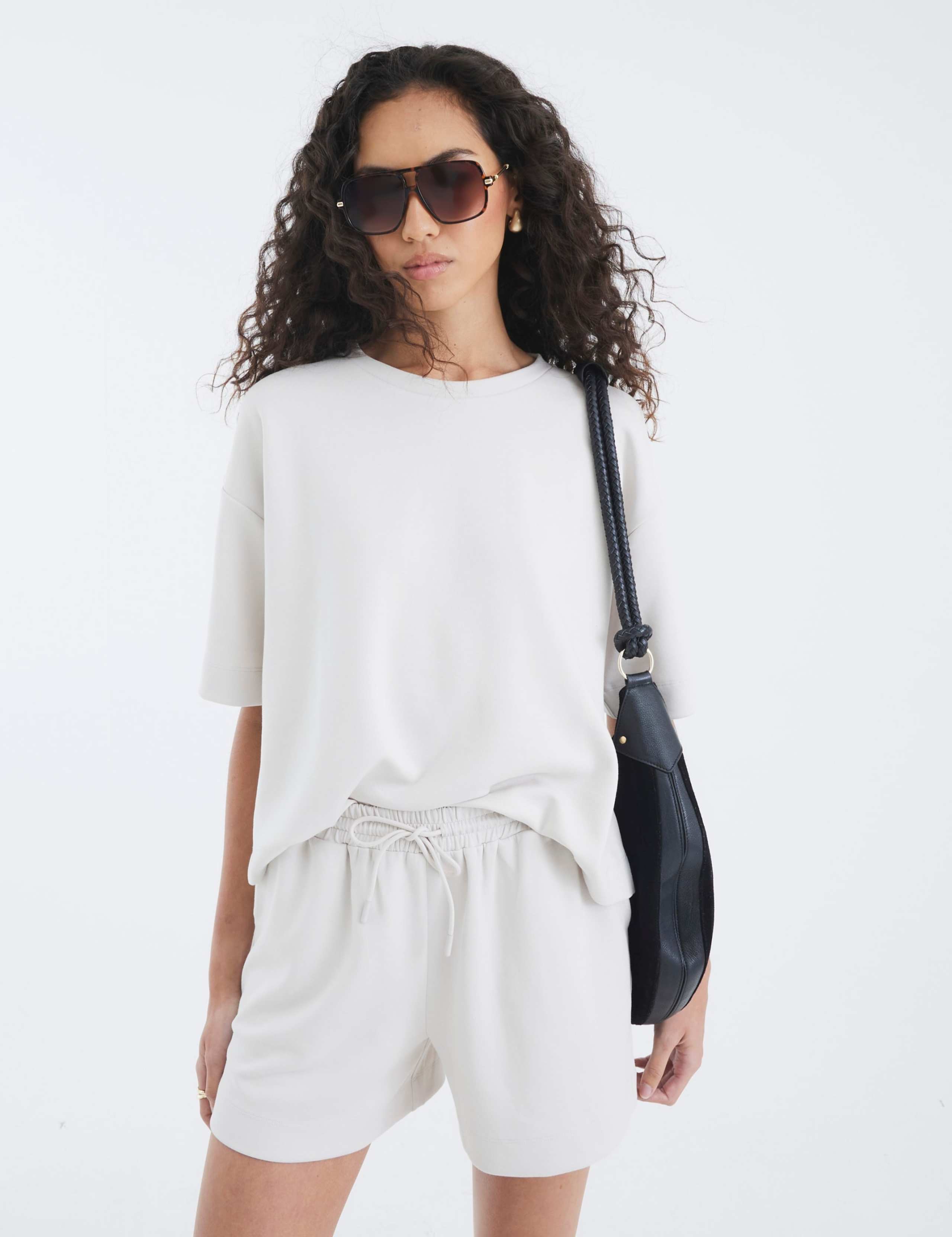 Neoprene Boxy T-Shirt