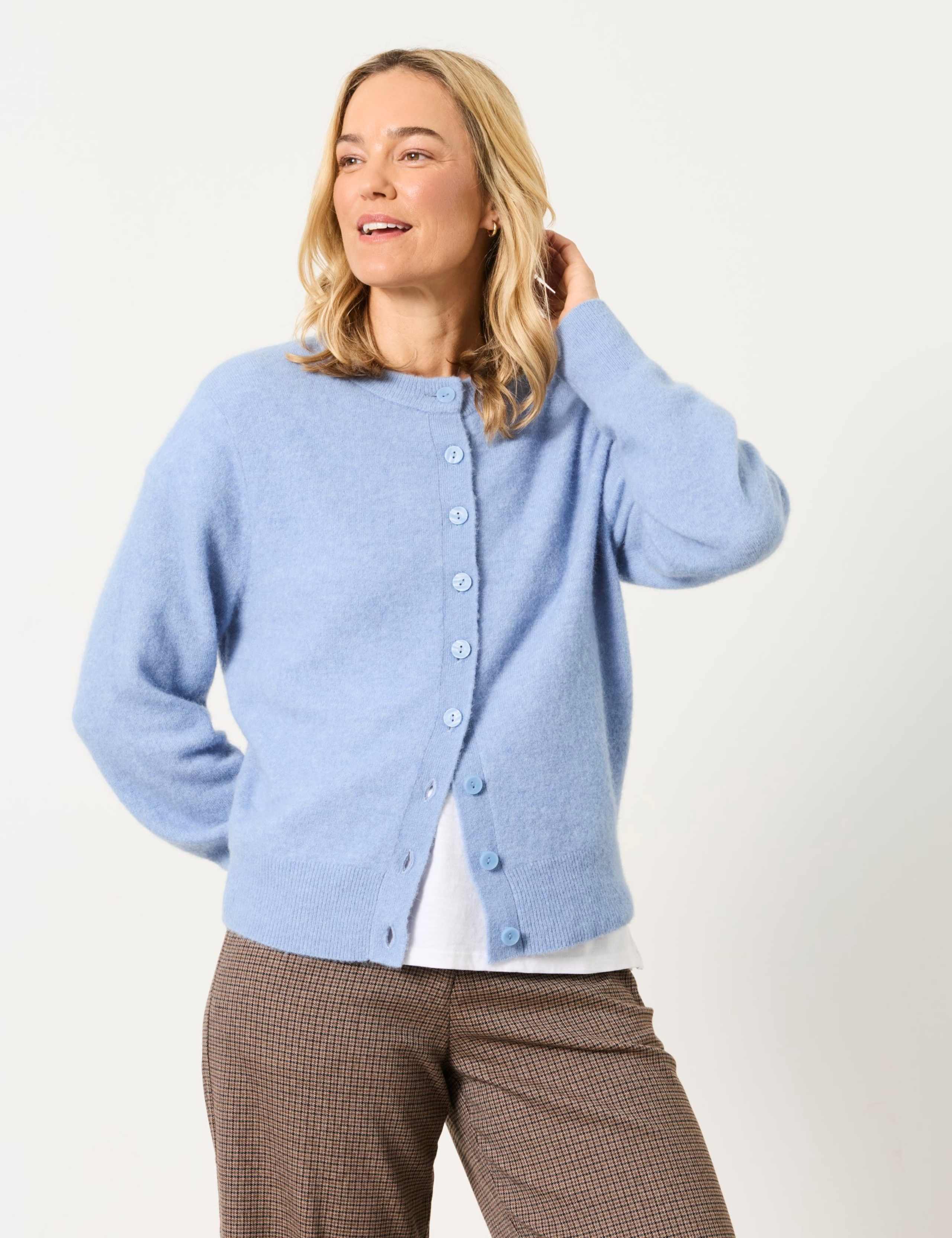 Wool Blend Cardigan