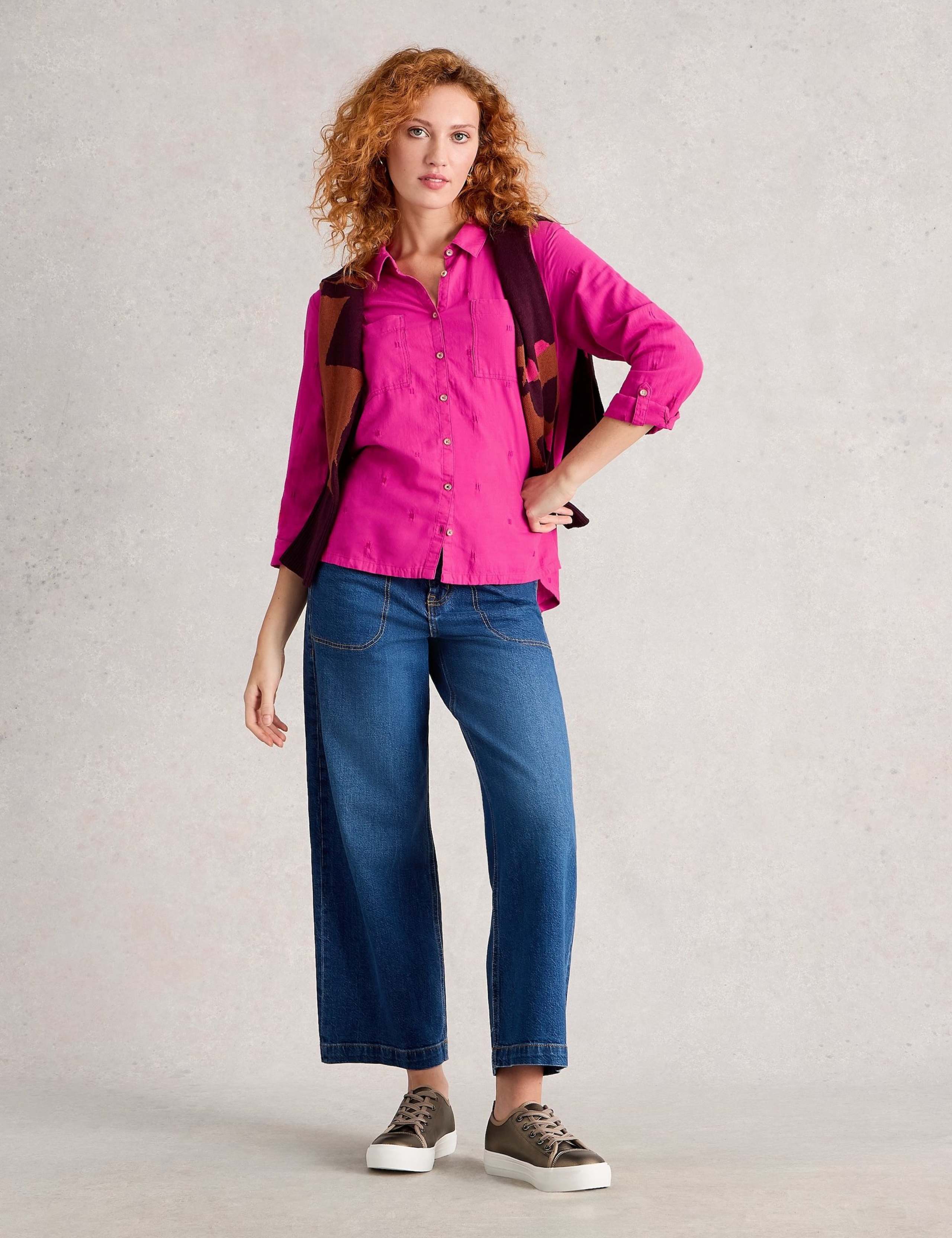 Pure Cotton Collared Shirt