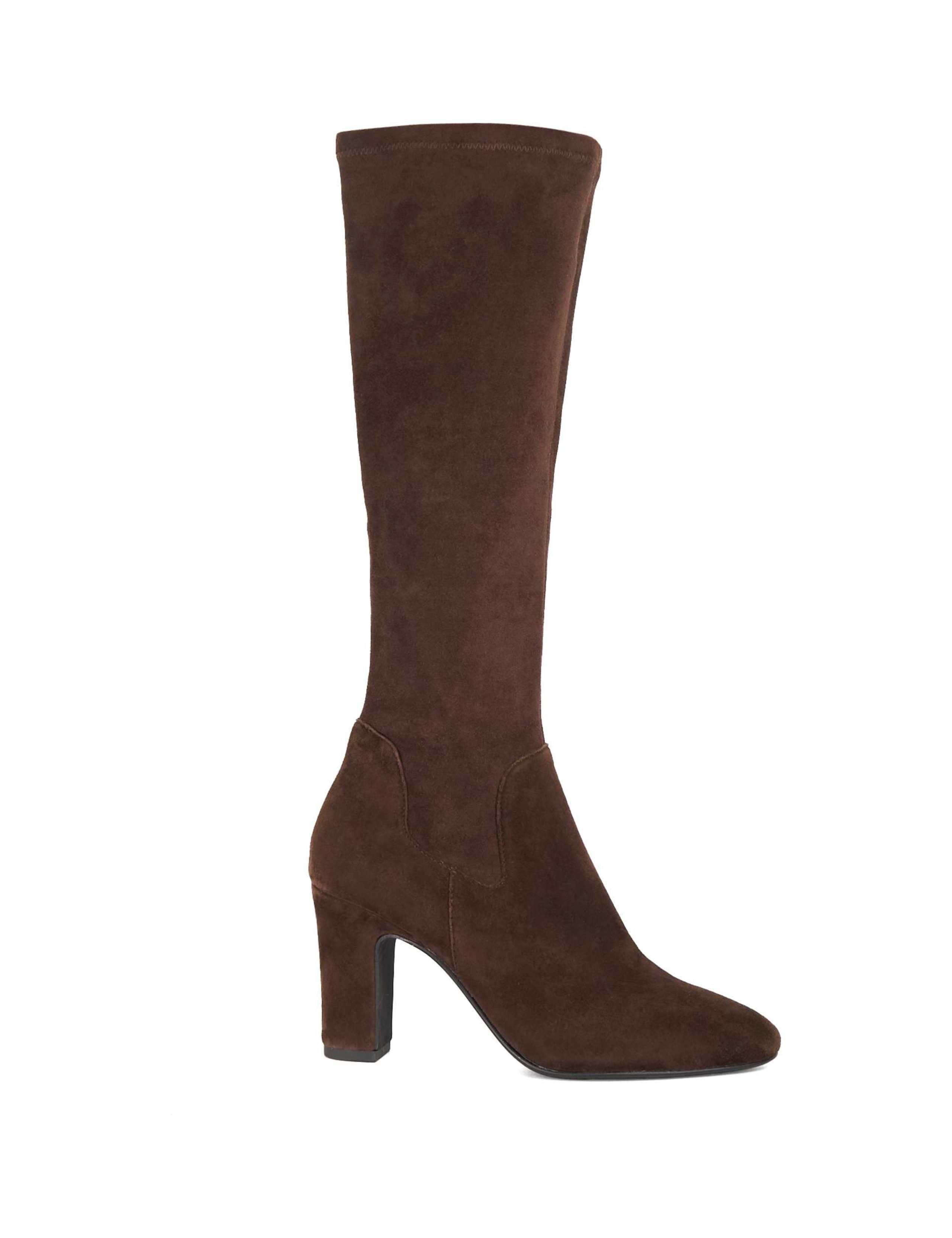 Suede Knee High Boots