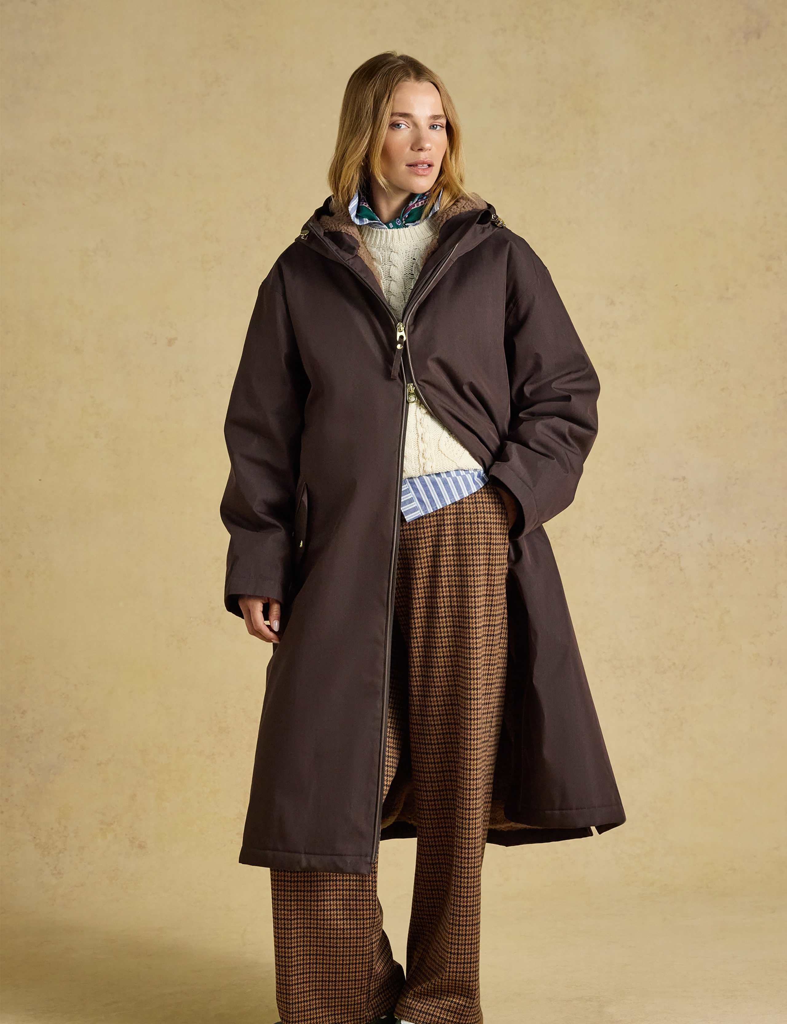 Waterproof Longline Hooded Coat