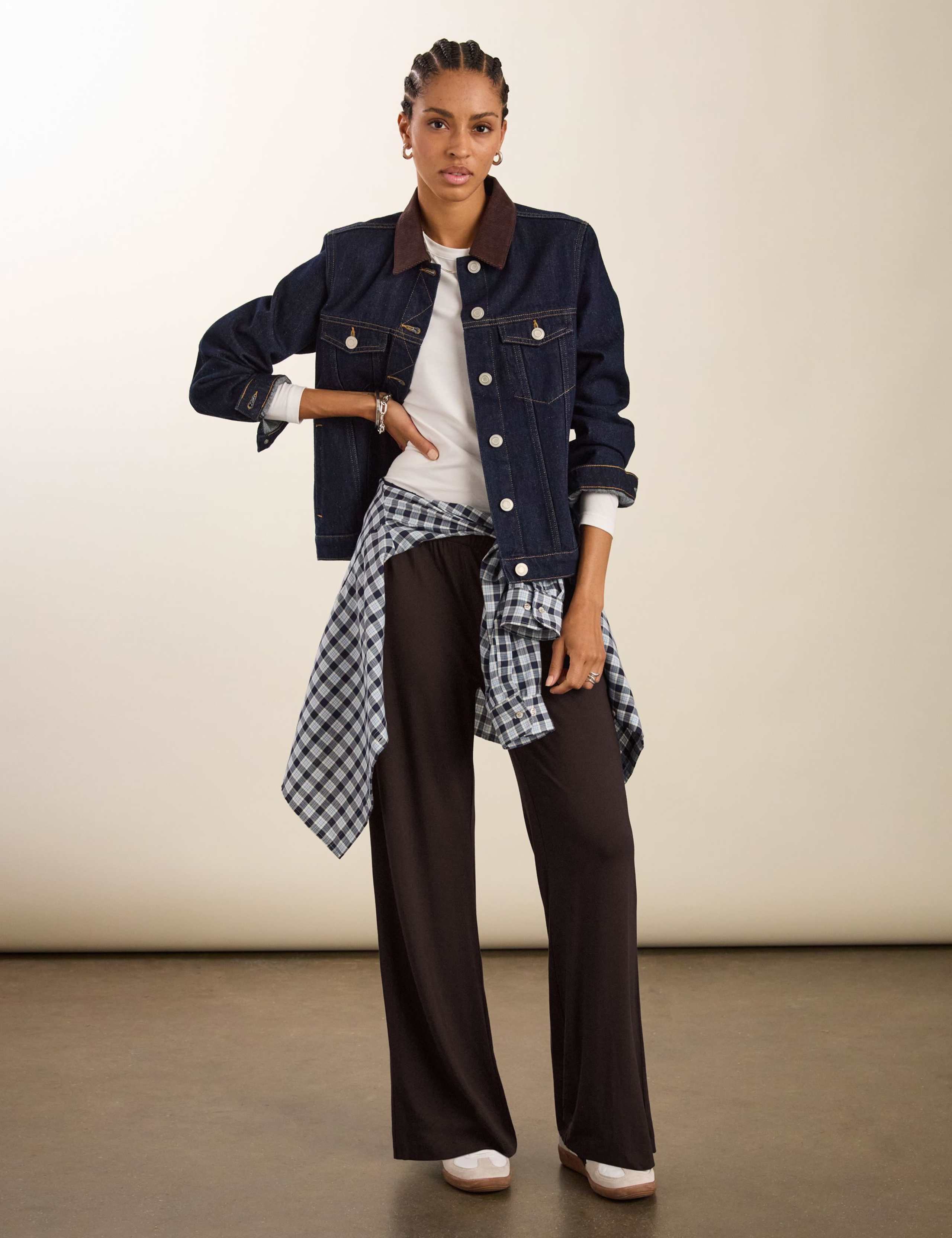 Wide Leg Palazzo Trousers