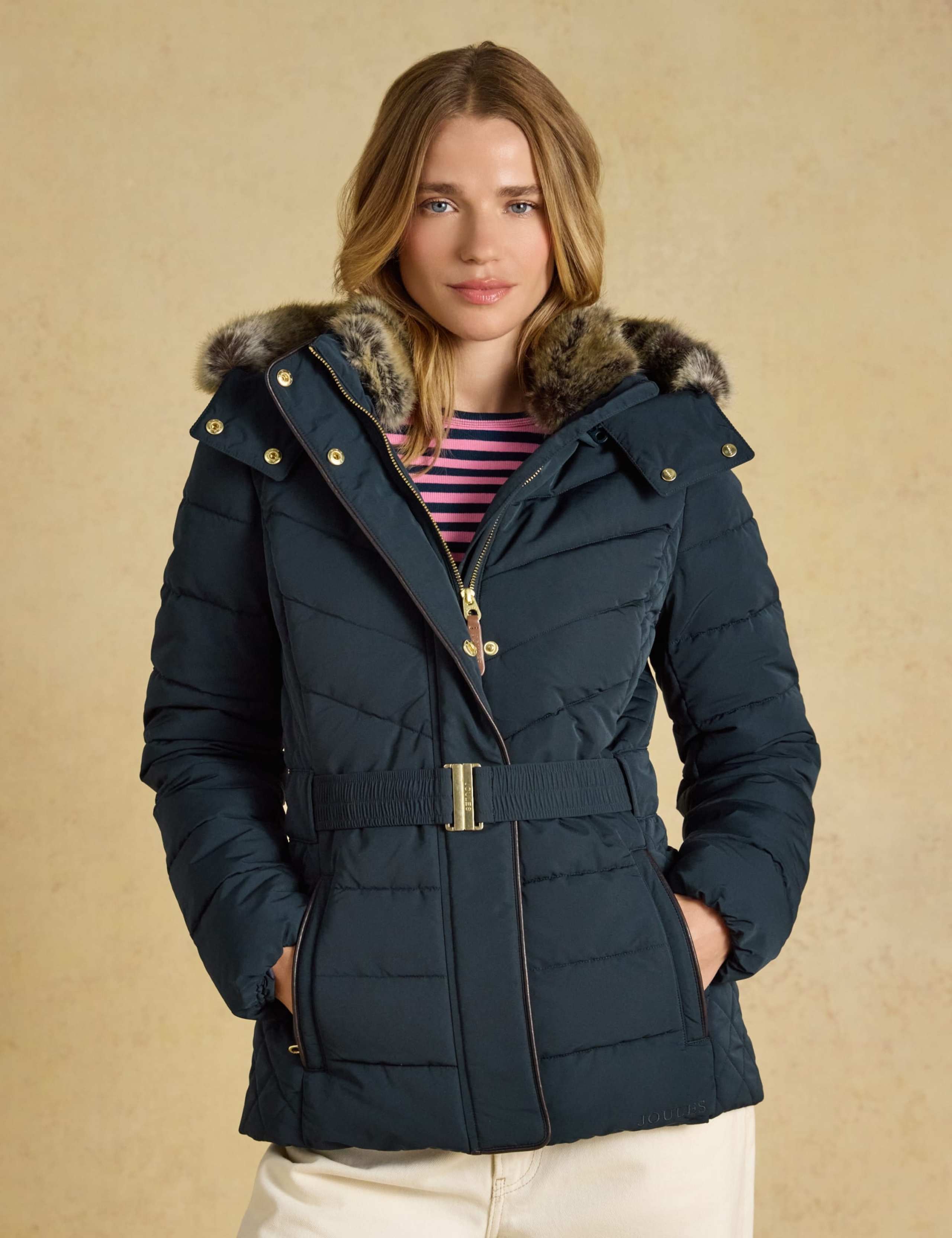 Showerproof Padded Hooded Coat