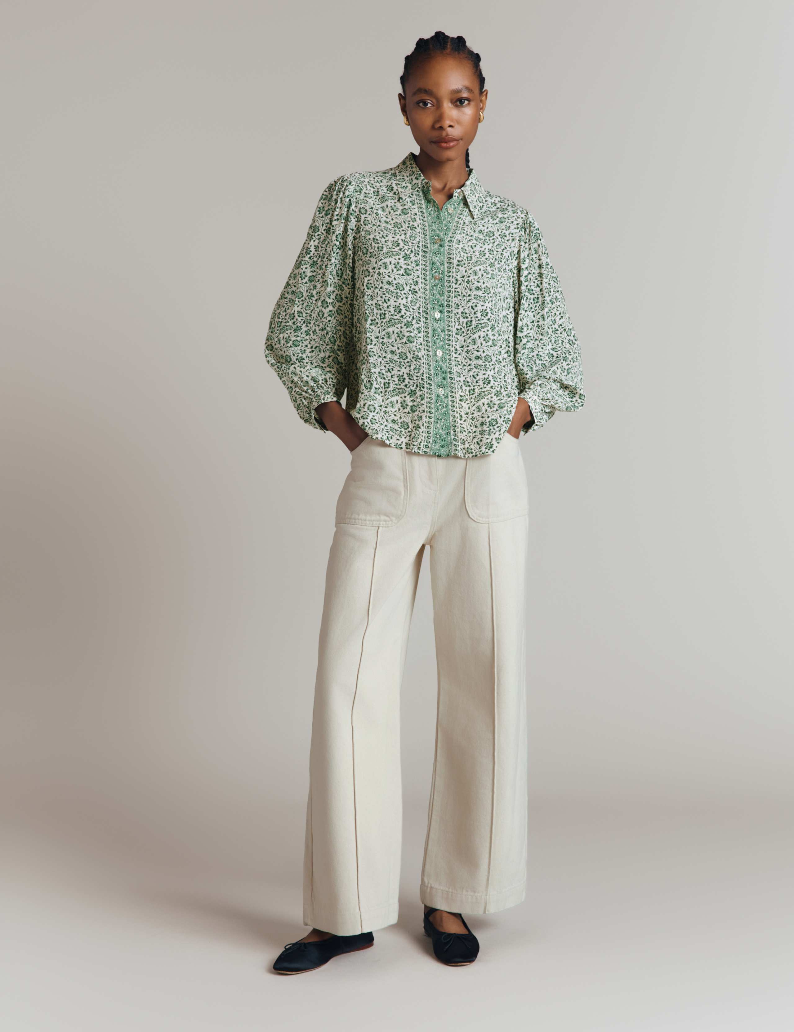 High Waisted Wide Leg Jeans