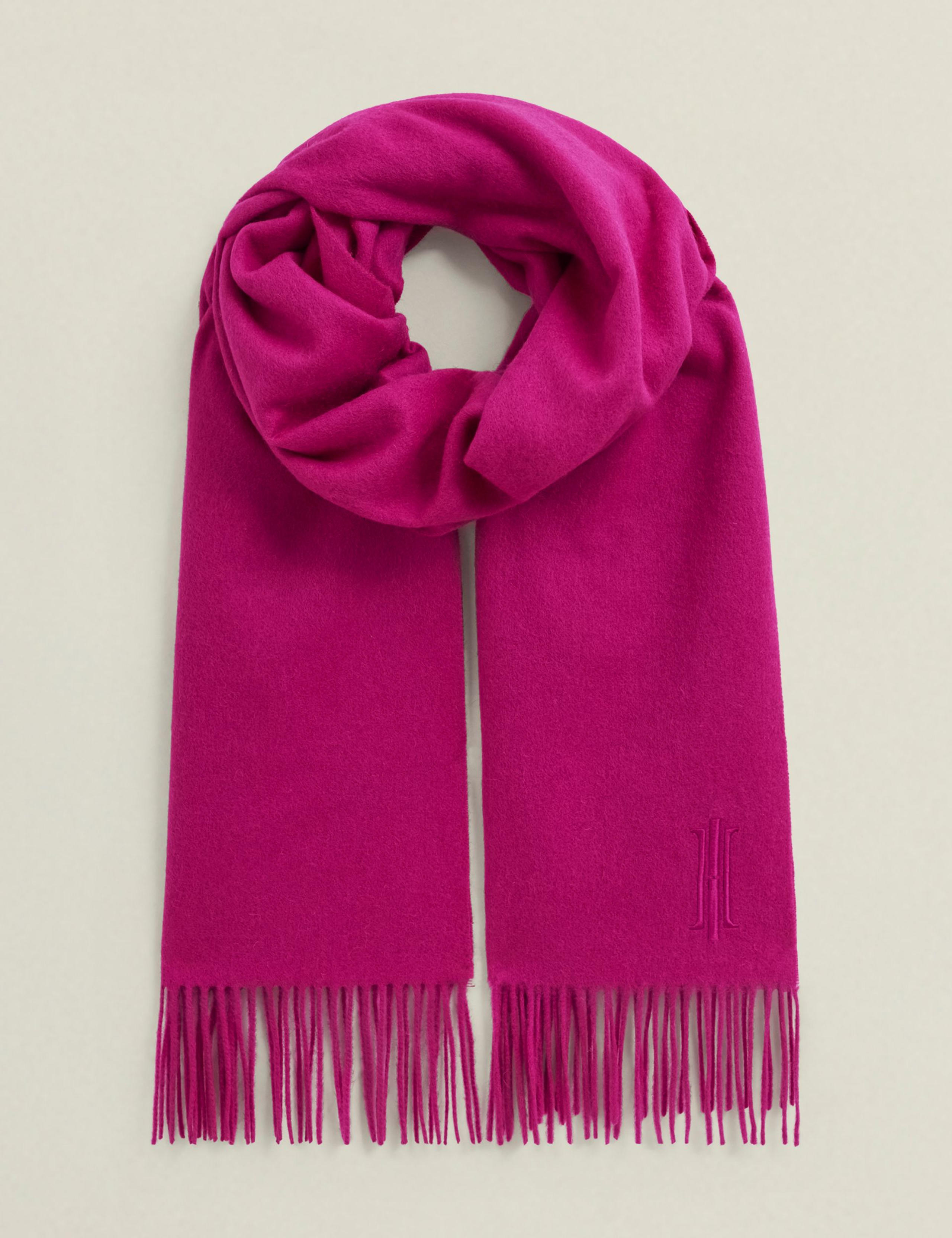 Pure Wool Fringed Scarf