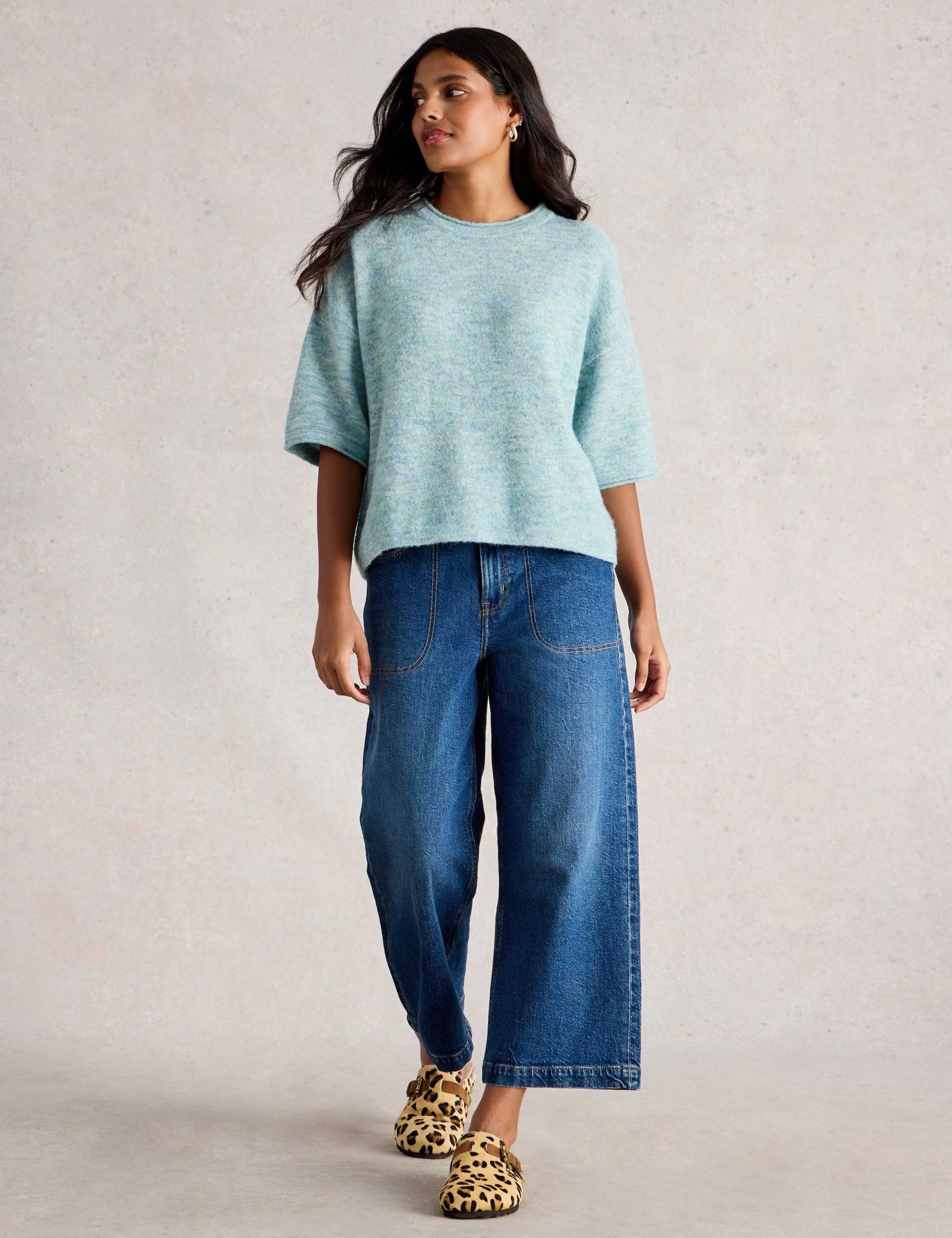 Crew Neck Knitted Top