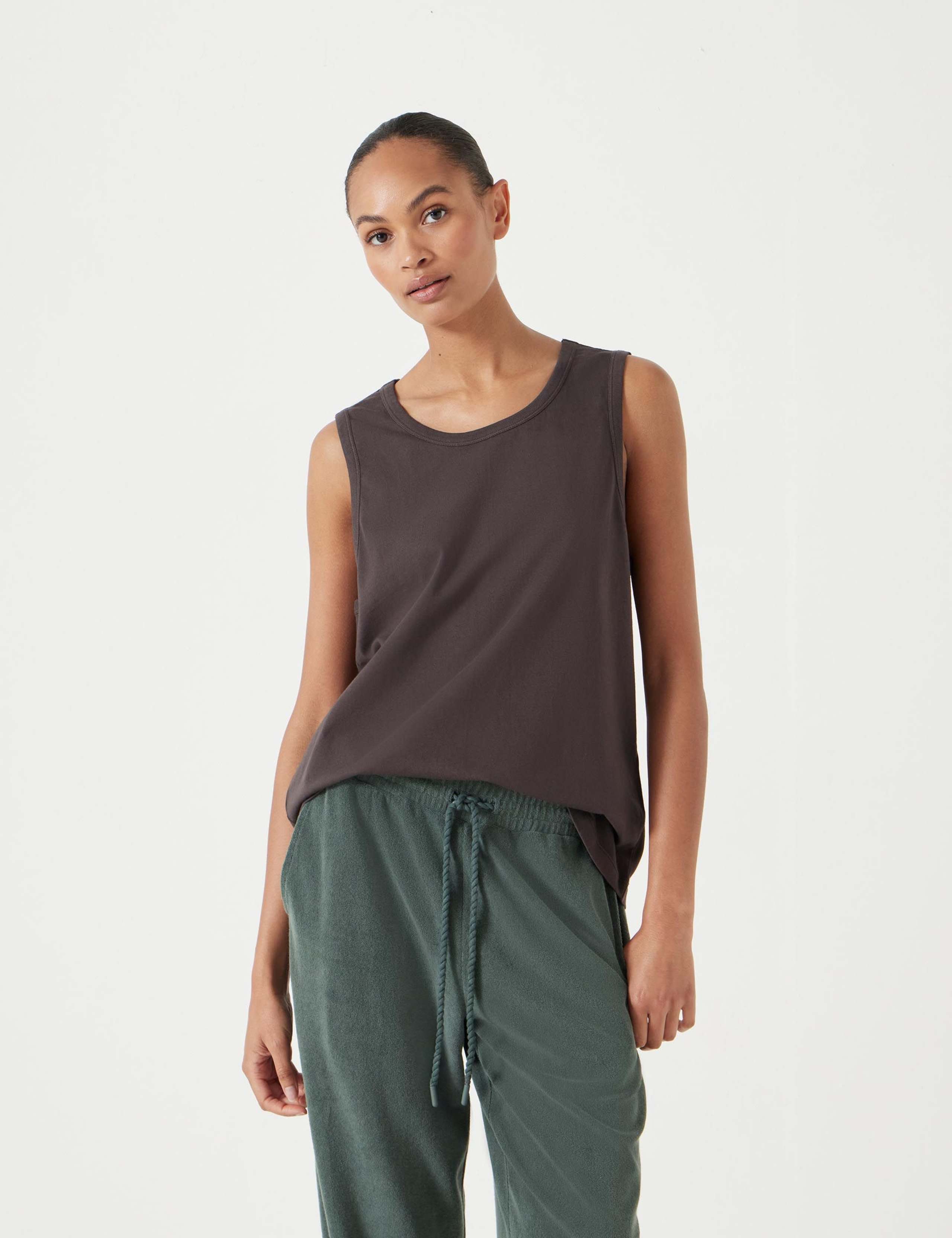 Pure Cotton Relaxed Vest