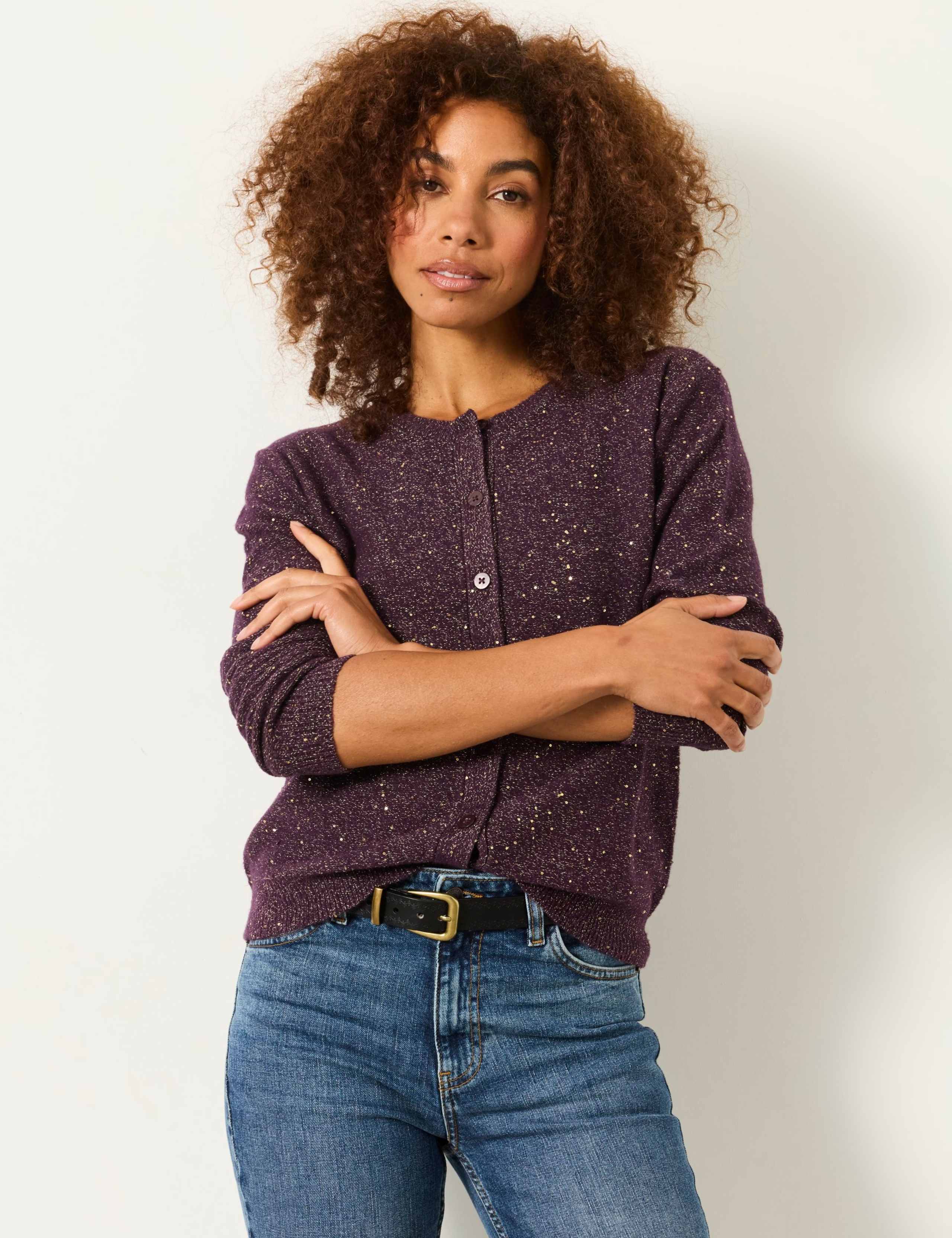 Pure Cotton Sparkly Cardigan