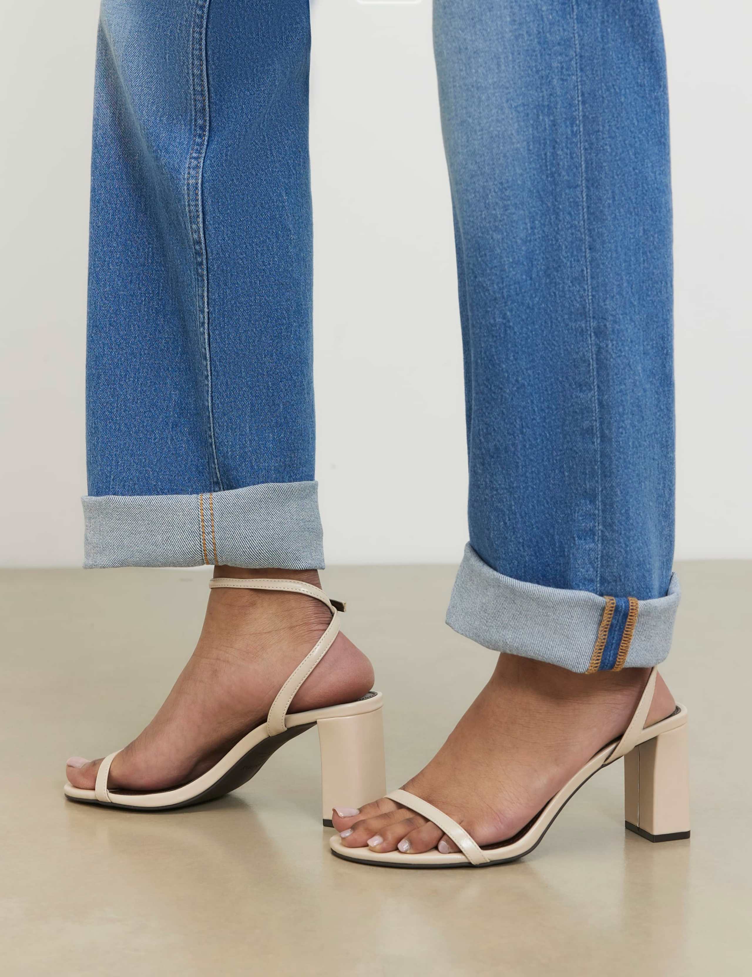 Ankle Strap Block Heel Sandals