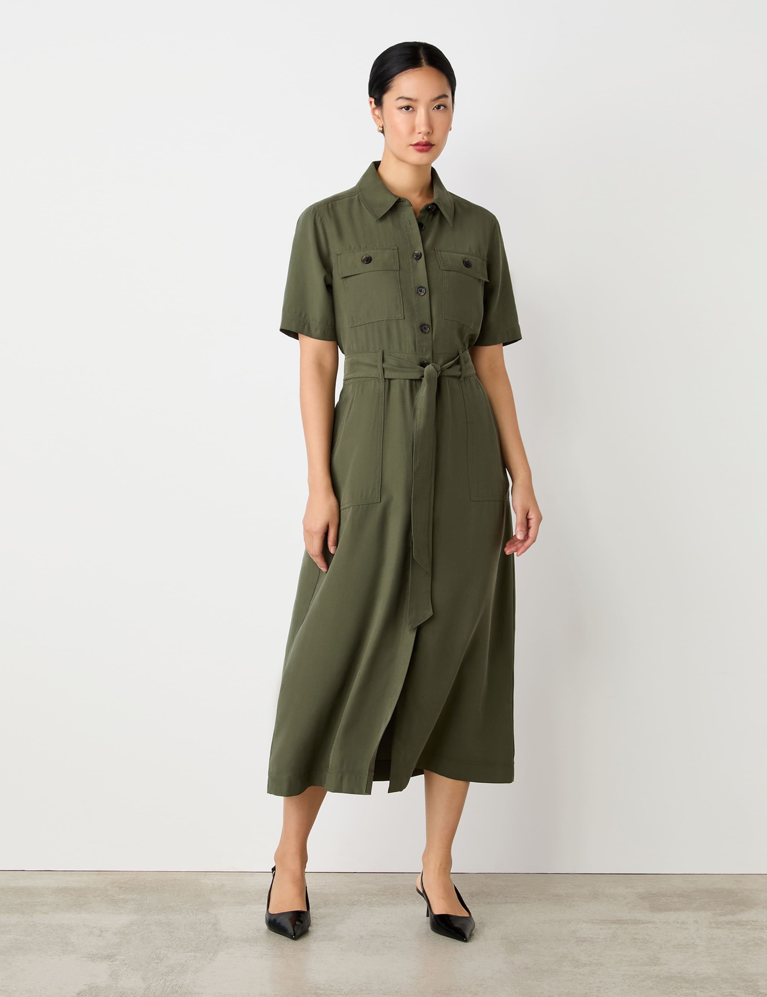 Midi Shirt Dress