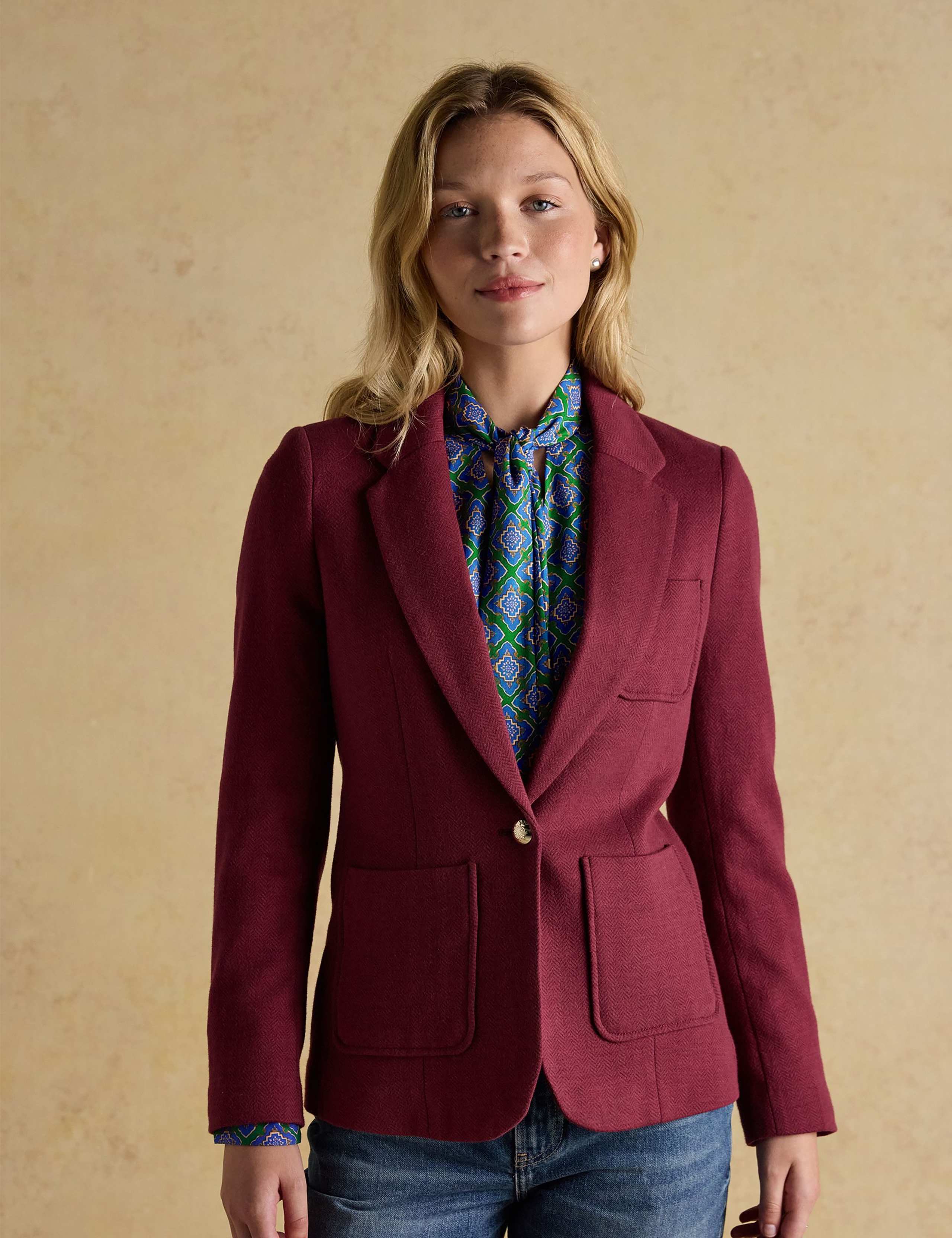 Herringbone Blazer