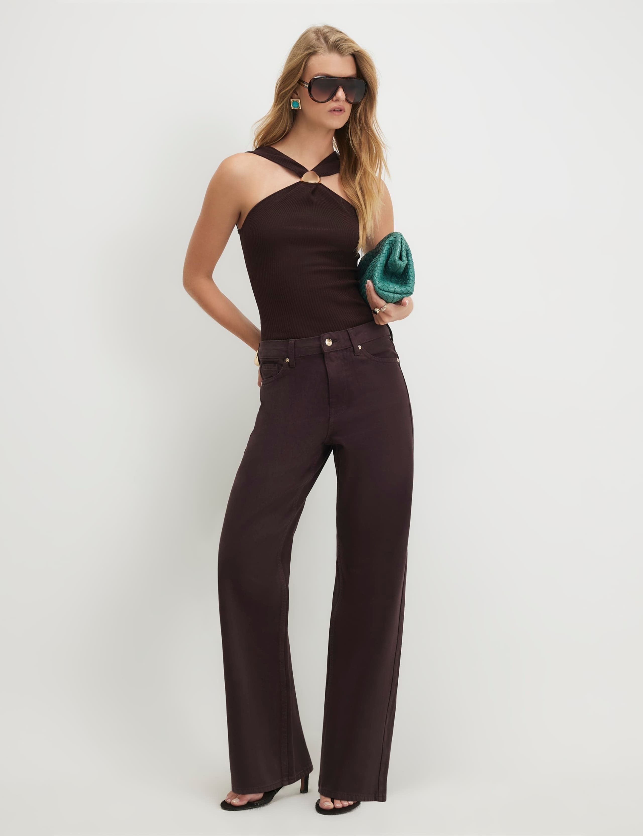 Relaxed Straight Leg Jeans