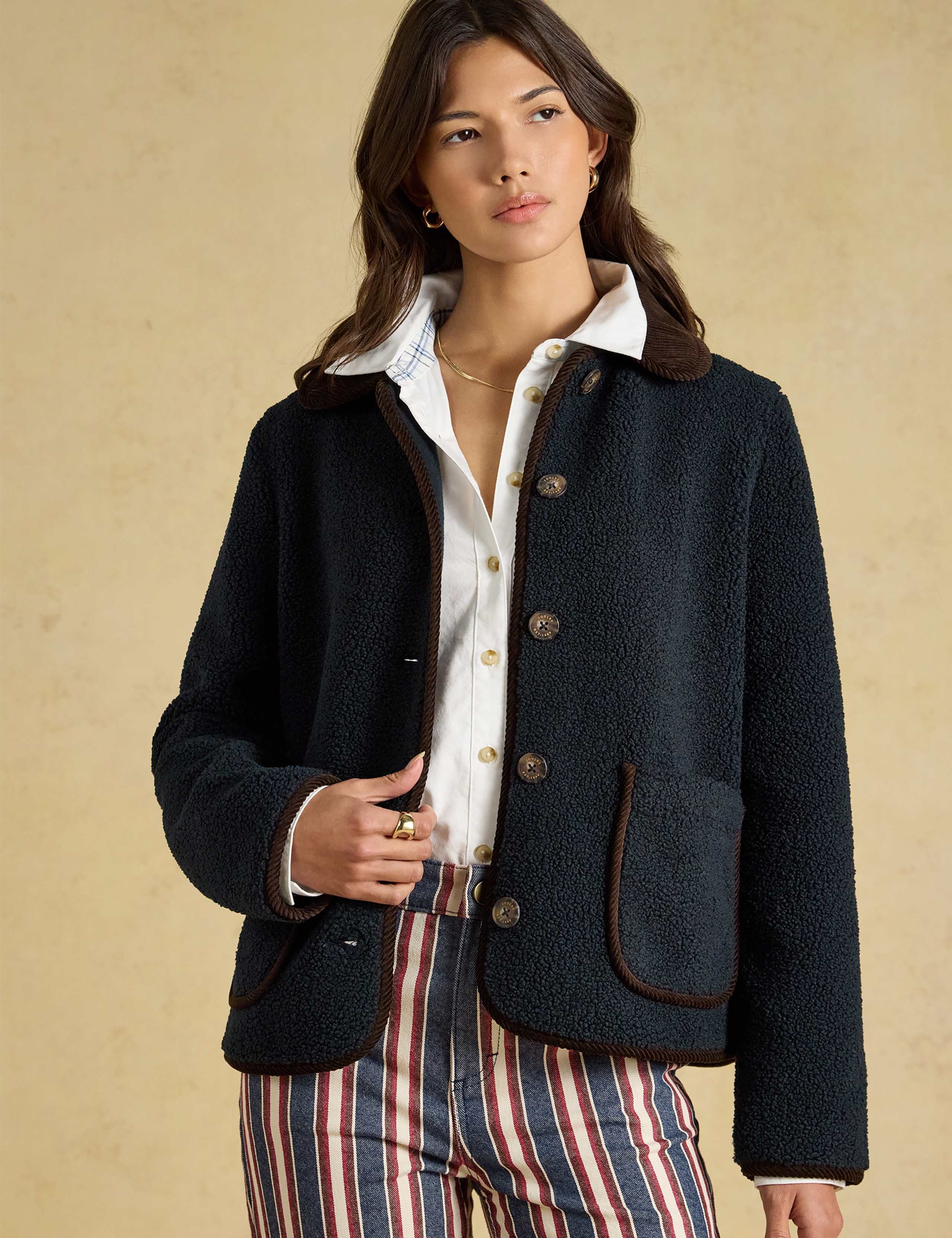 Button Through Fleece Jacket