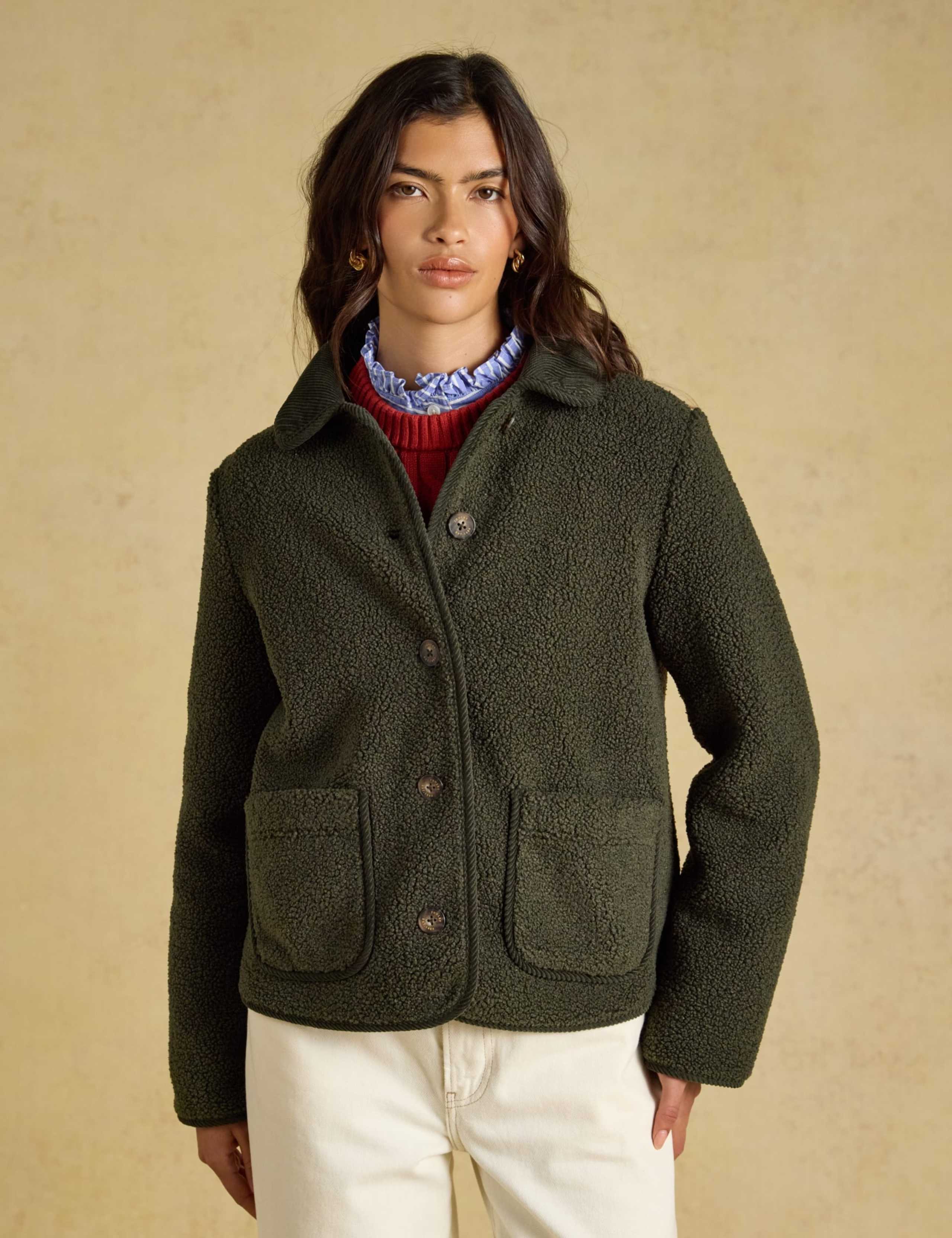 Button Through Fleece Jacket