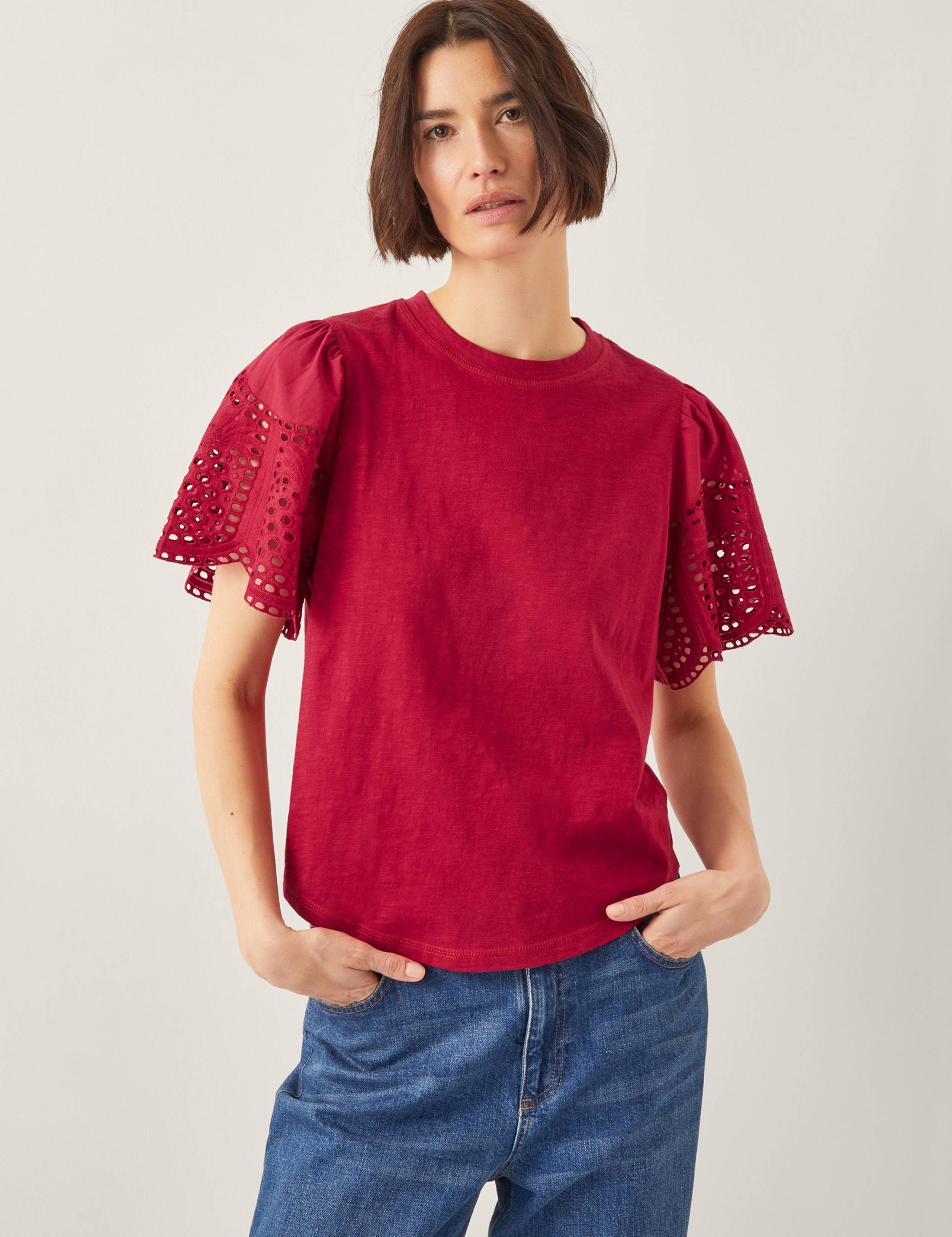 Jersey Broderie Top