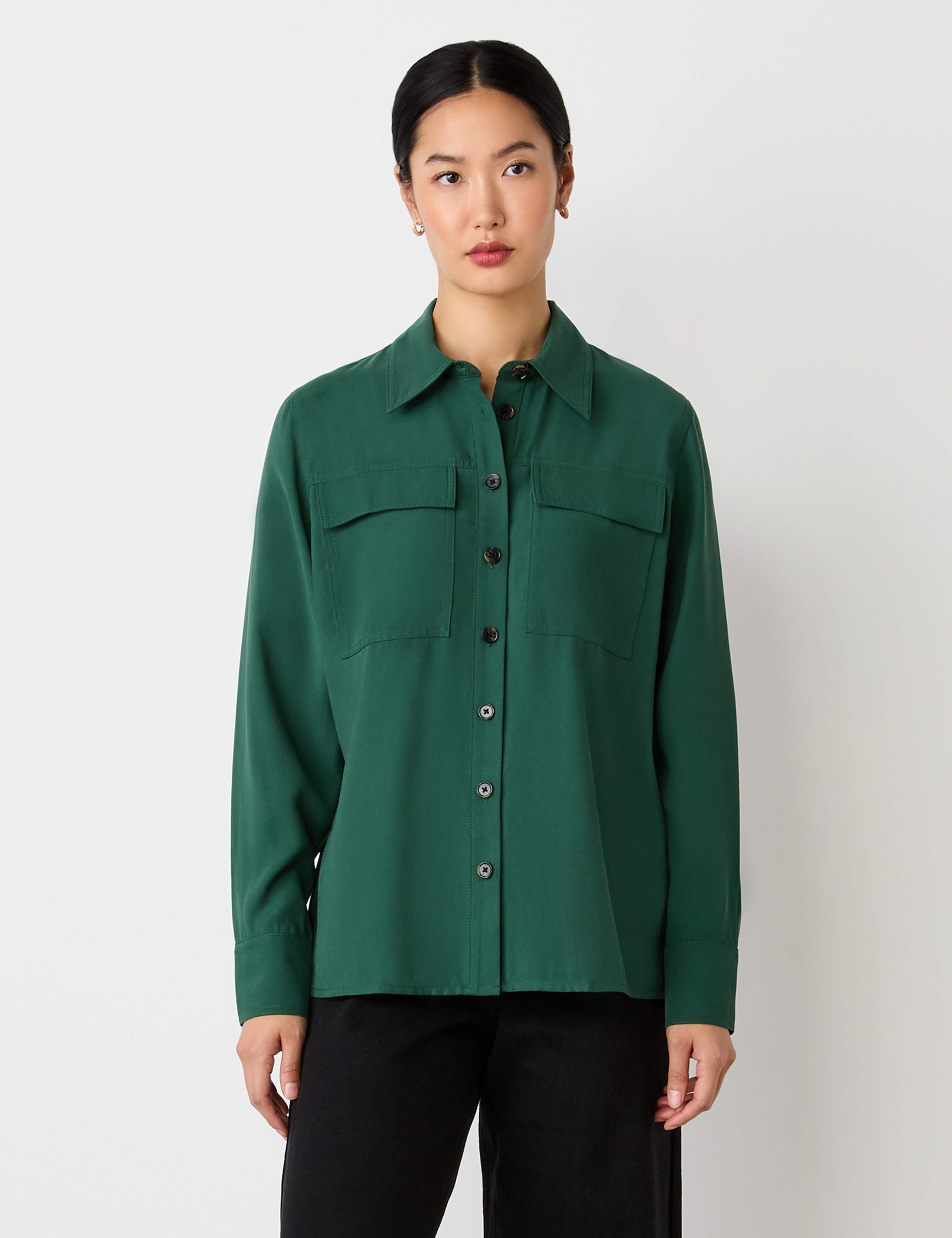 Collared Button Through Shirt