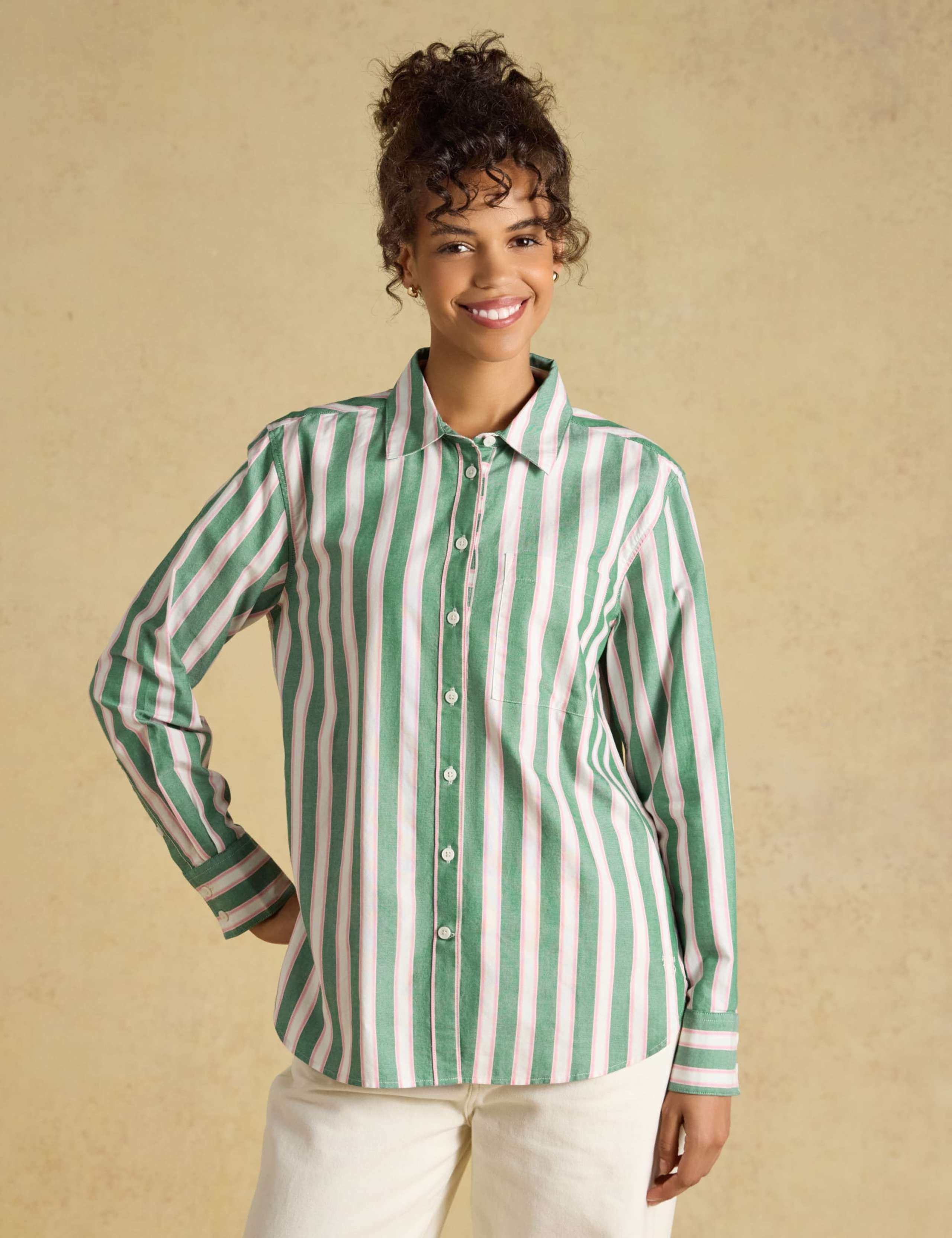 Oxford Stripe Boyfriend Shirt