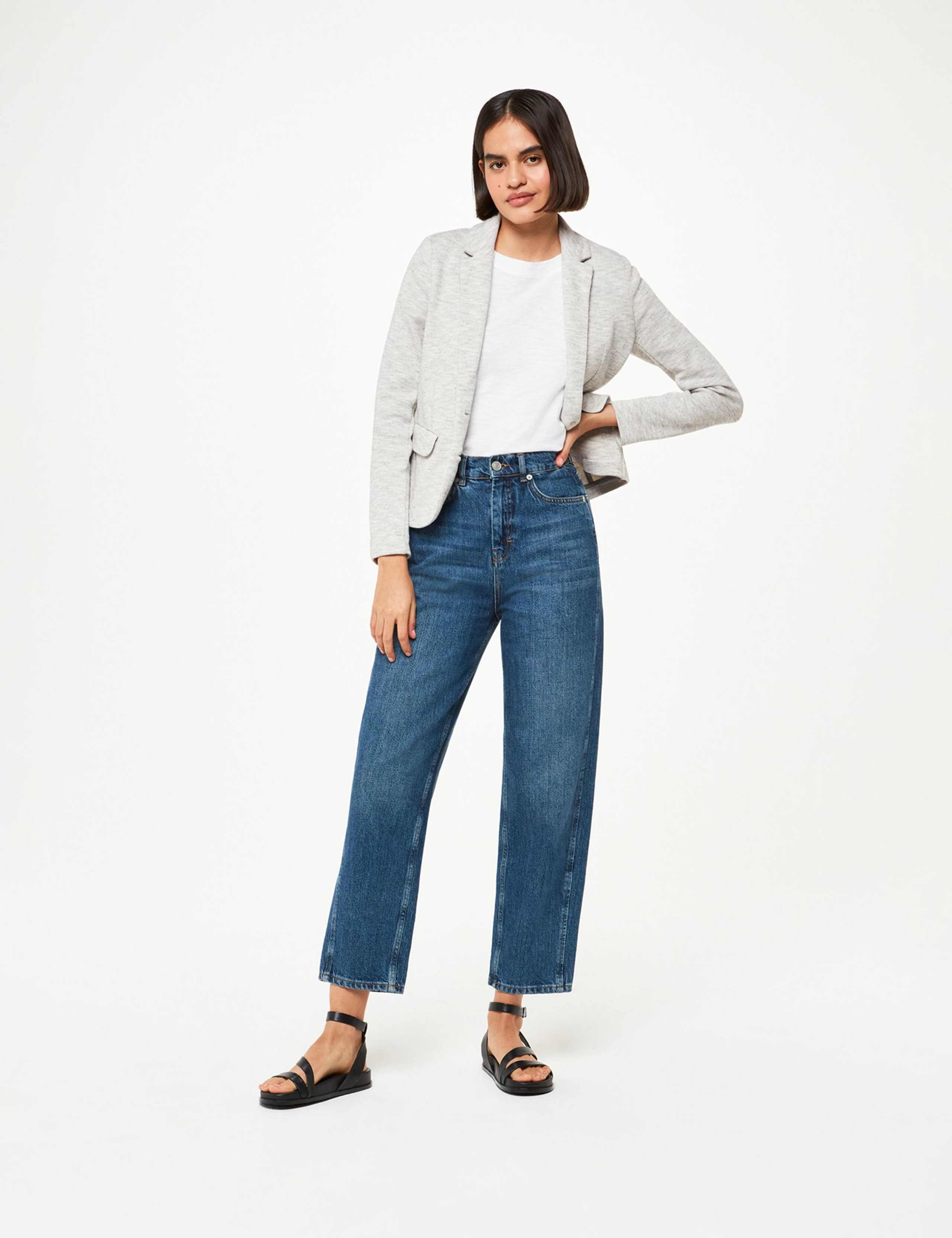 Jersey Slim Single Breasted Blazer
