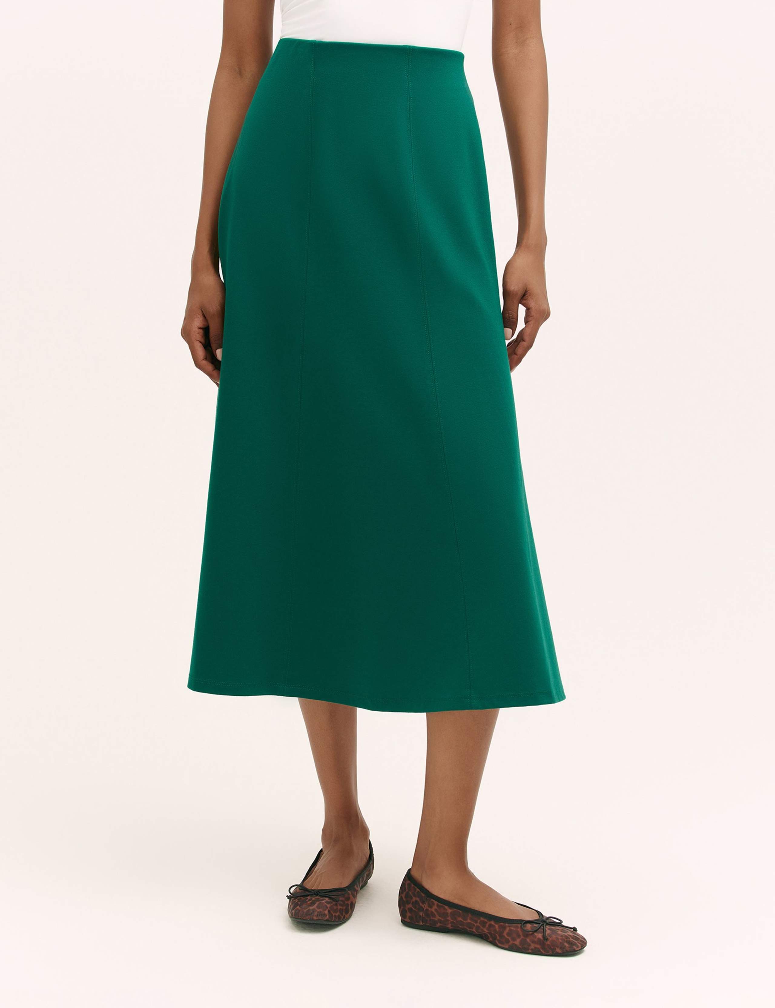 Jersey Midi Skirt