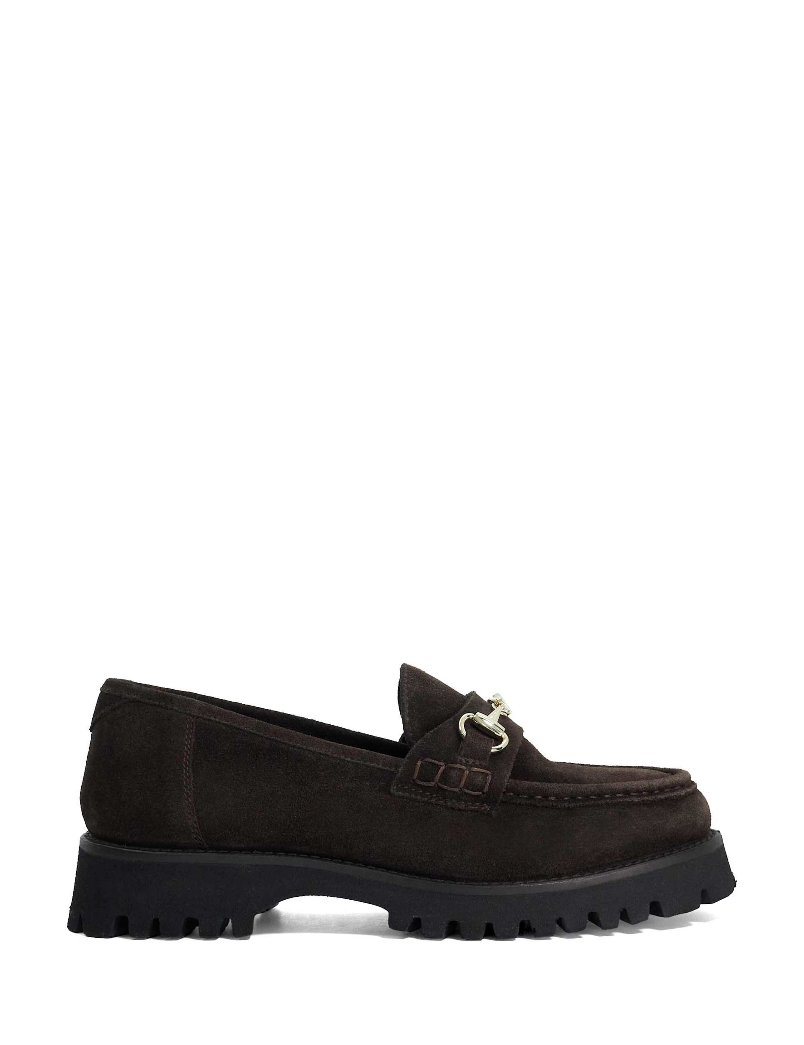 Suede Slip On Loafers