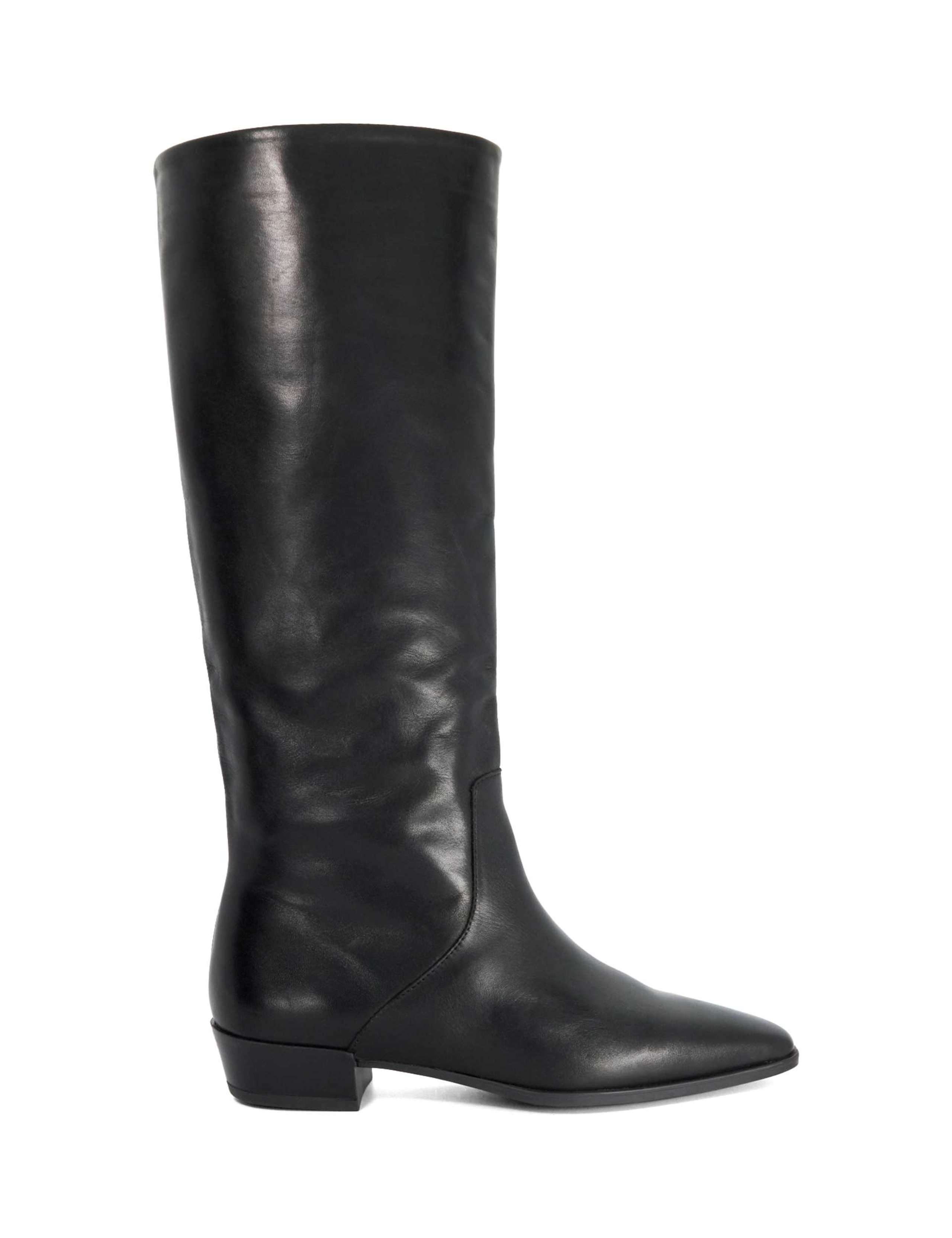 Leather Knee High Boots