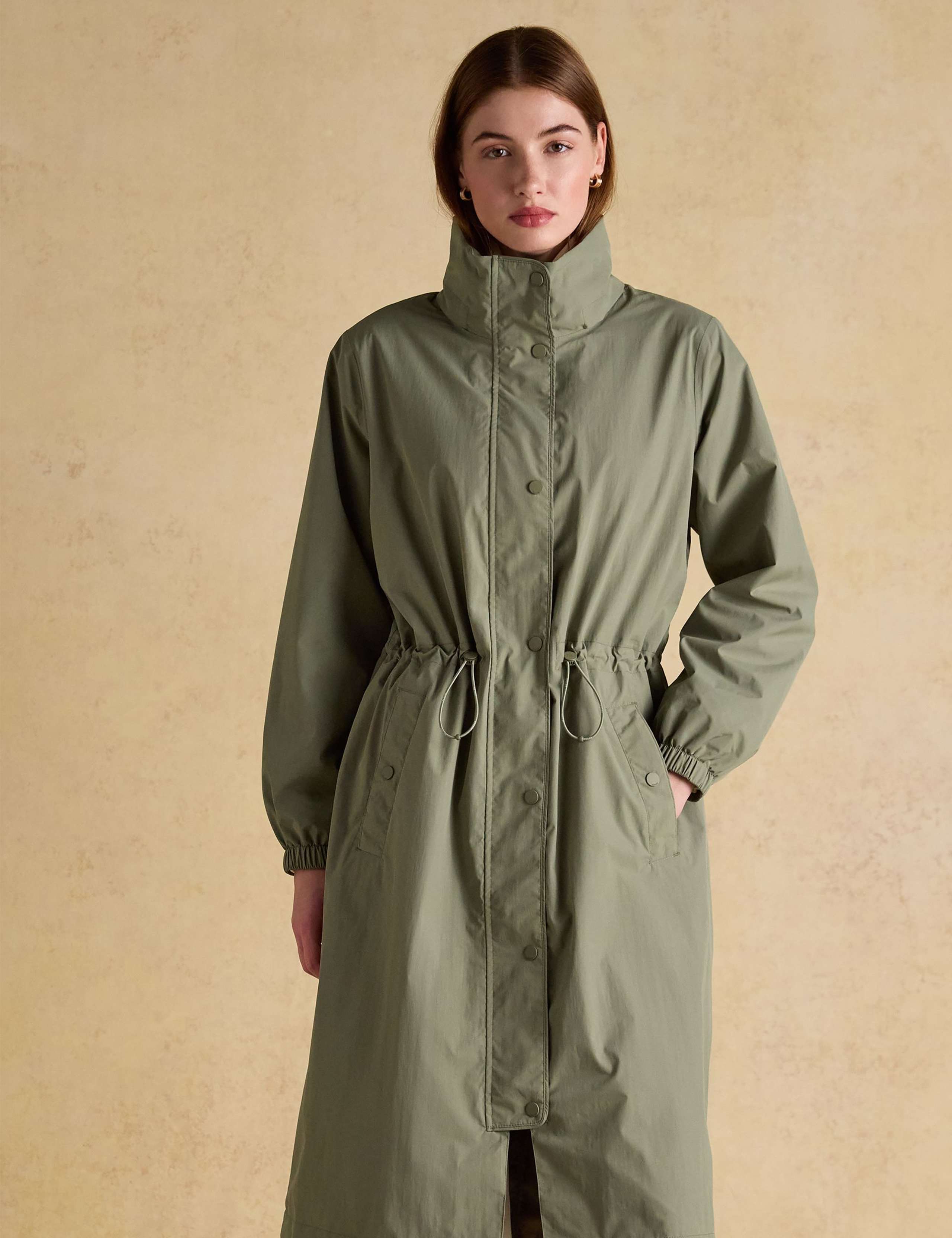 Waterproof Hooded Longline Coat