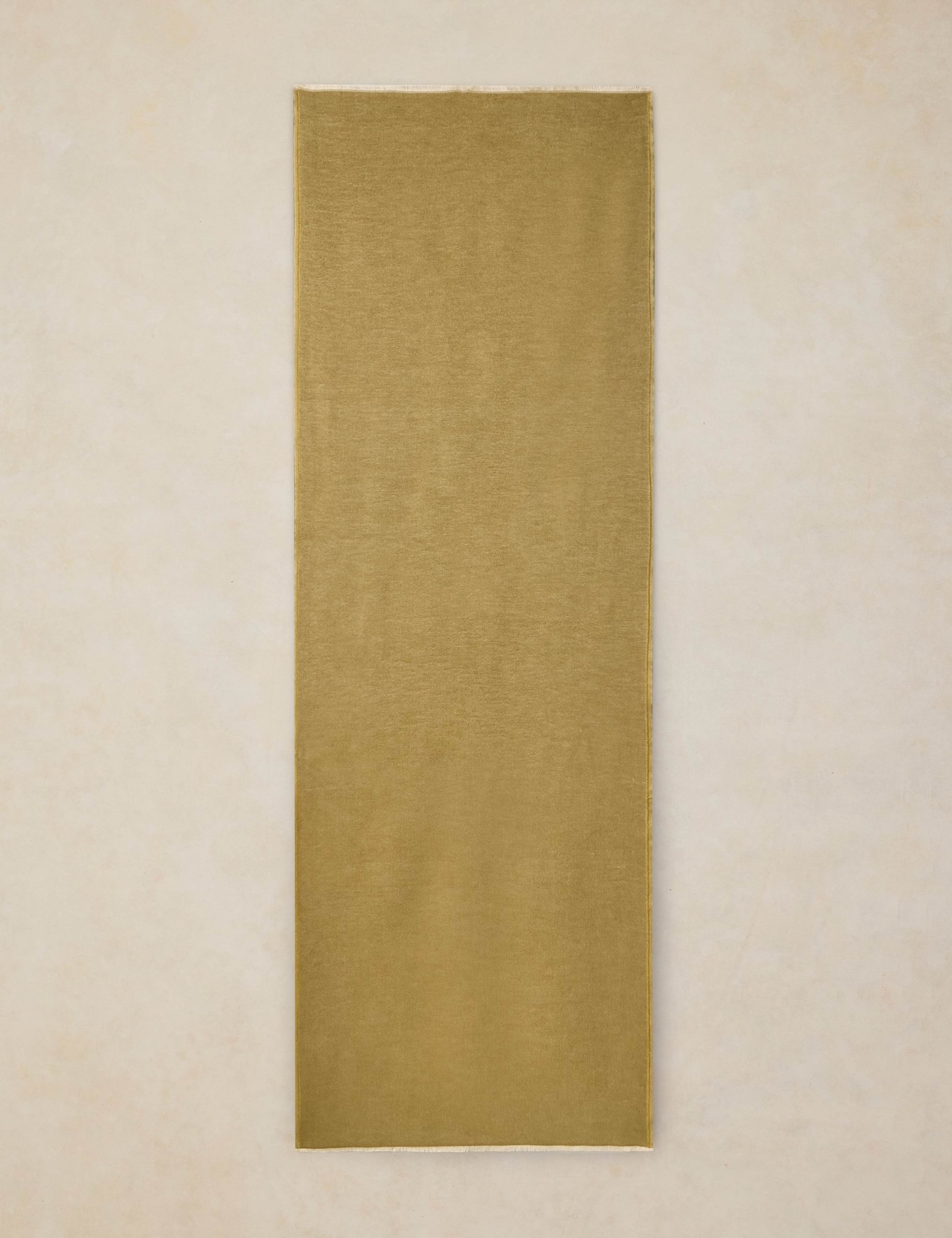 Cotton Rich Fringed Striped Scarf