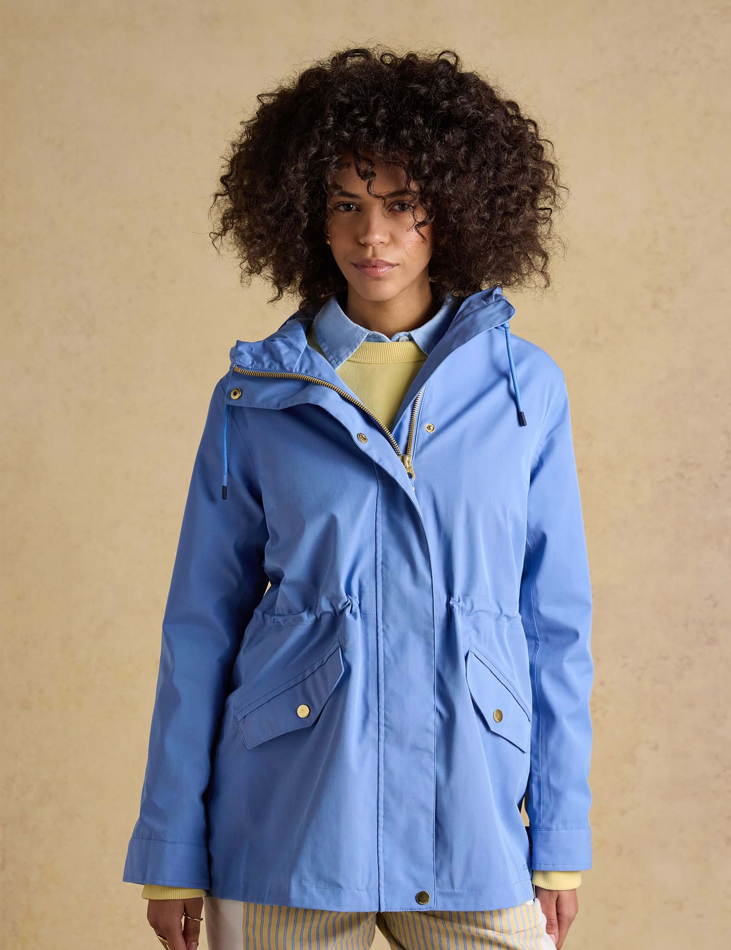 Cotton Rich Waterproof Hooded Raincoat