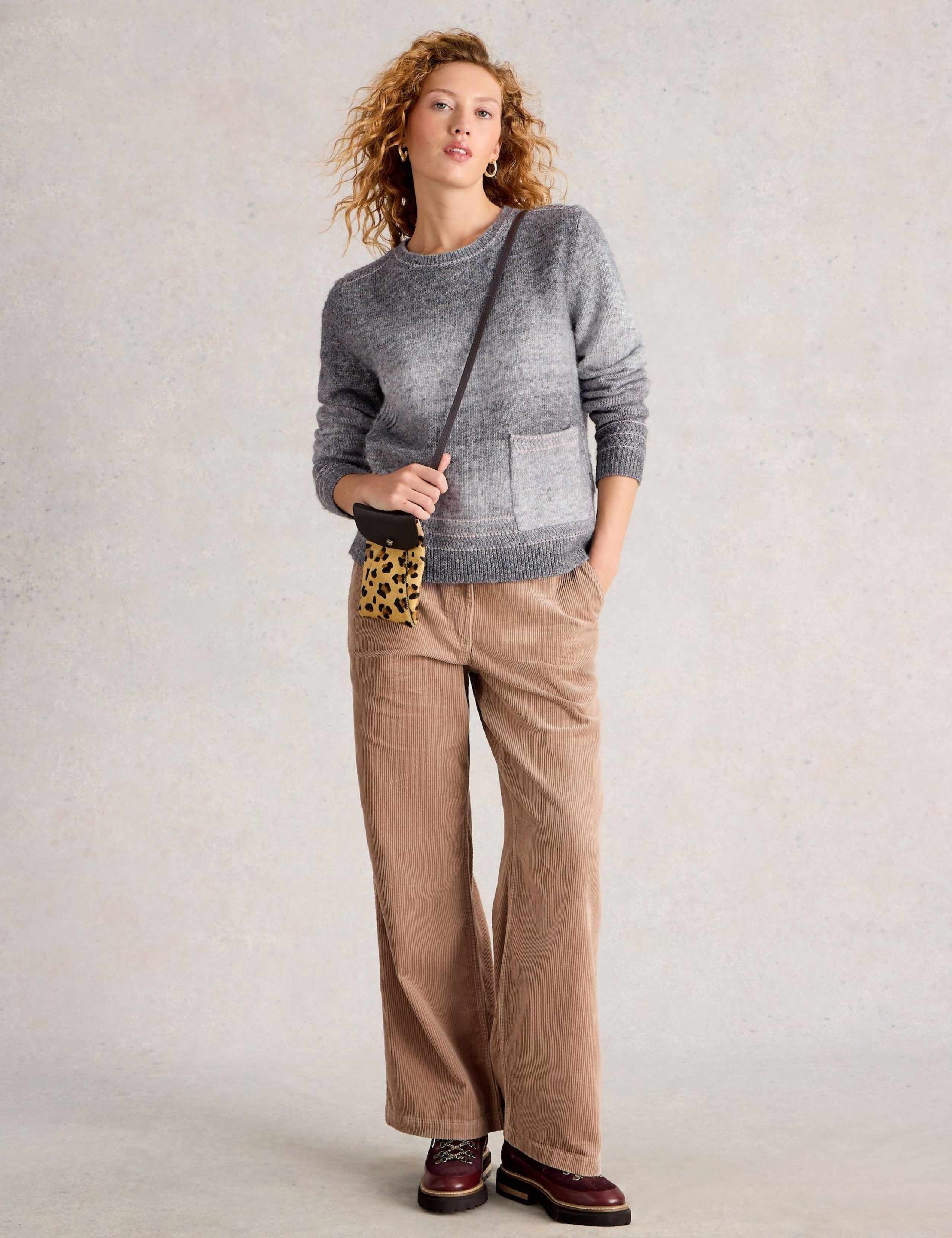 Ombre Crew Neck Jumper