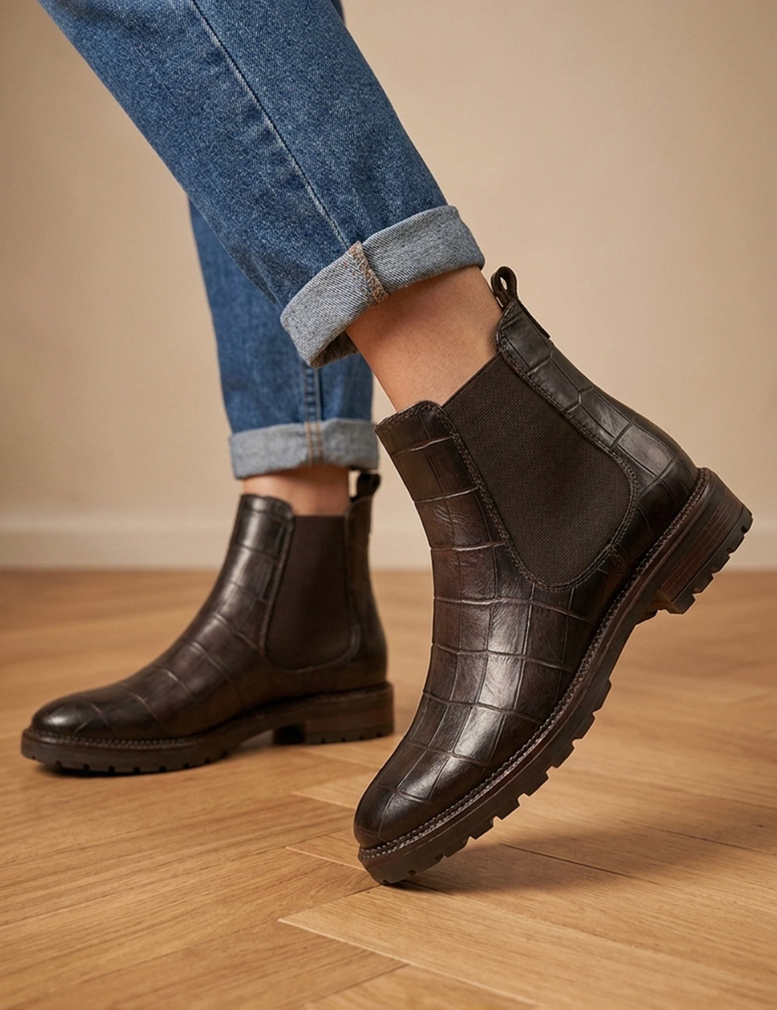 Leather Chelsea Ankle Boots